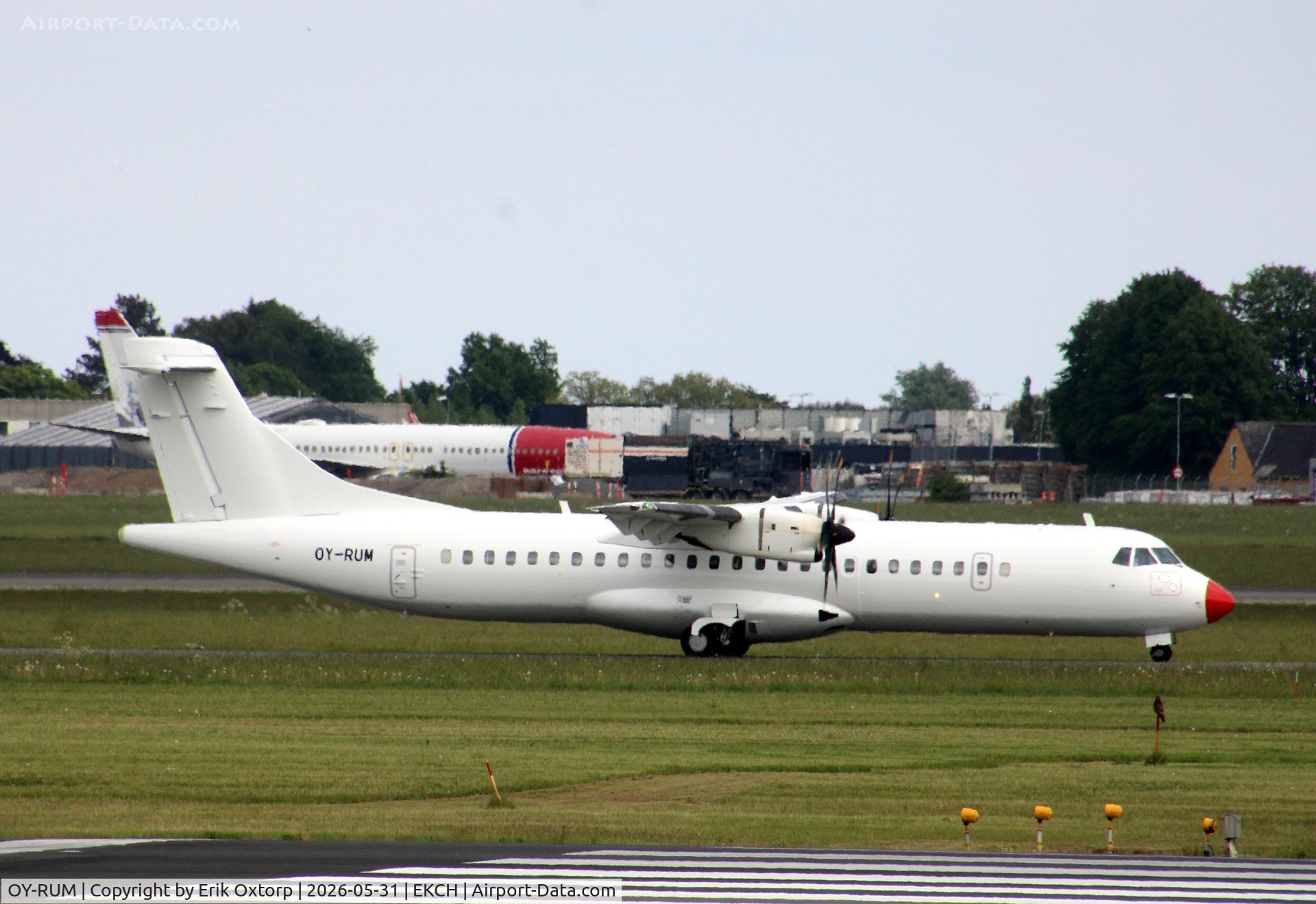 OY-RUM, 2014 ATR ATR 72-600 (72-212A), c/n 1164, OY-RUM prepare for takeoff rw 04R