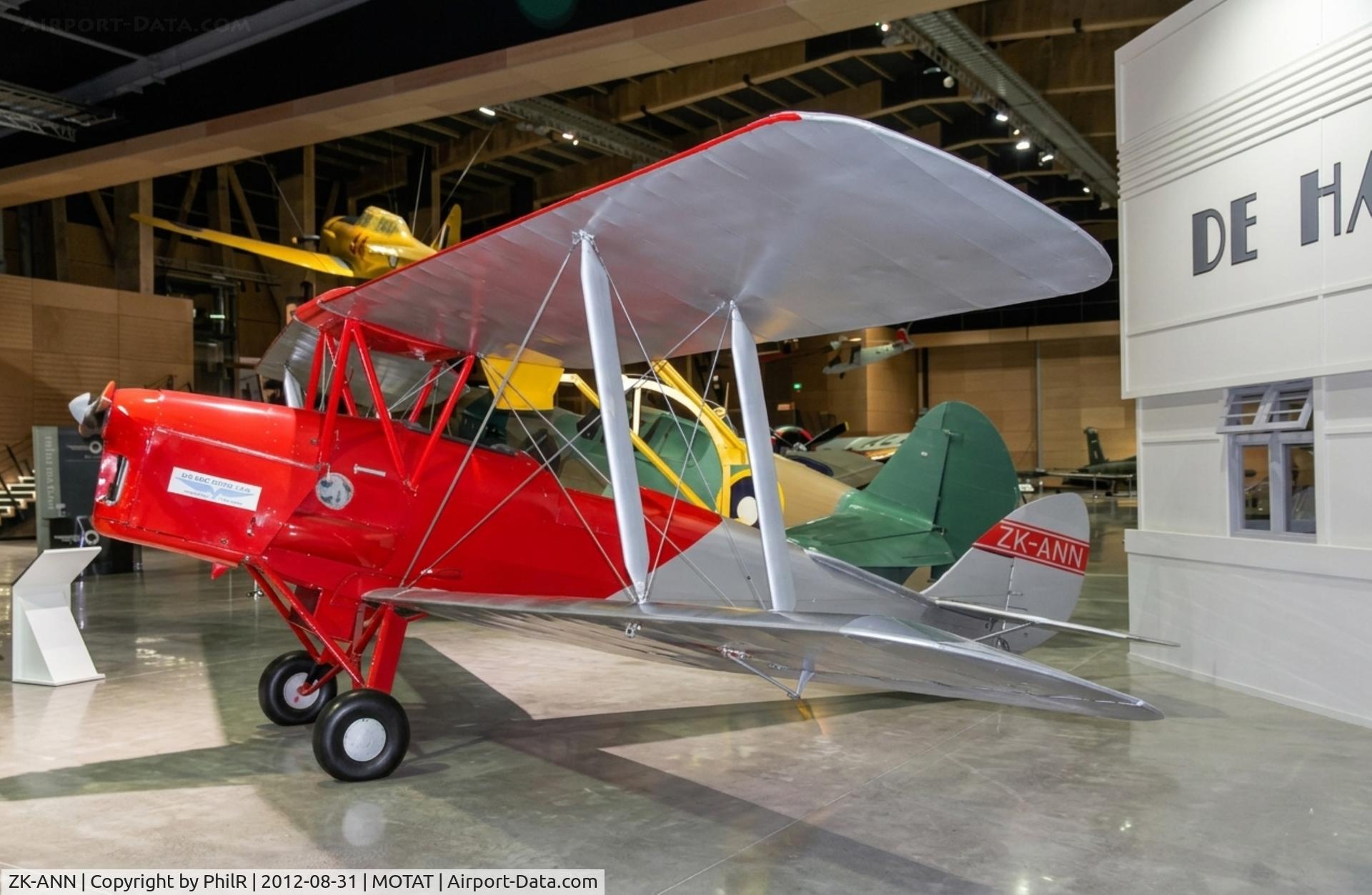 ZK-ANN, De Havilland DH-82A Tiger Moth II, c/n 83202 (ZK-AIN), ZK-ANN DH82A Tiger Moth AKL MoTaT 