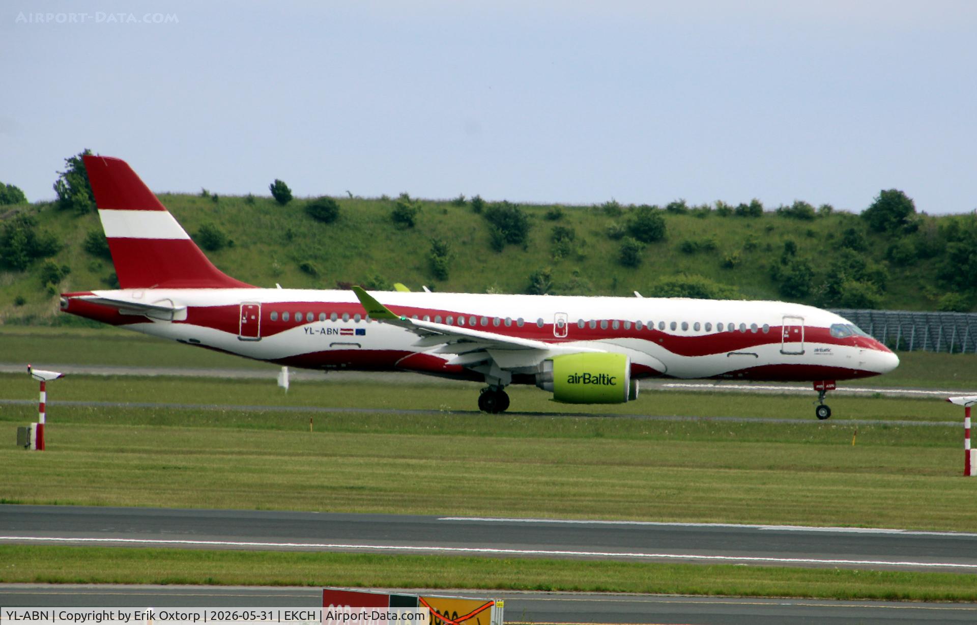 YL-ABN, 2023 Airbus A220-371, c/n 55215, YL-ABN prepare for takeoff rw 04R