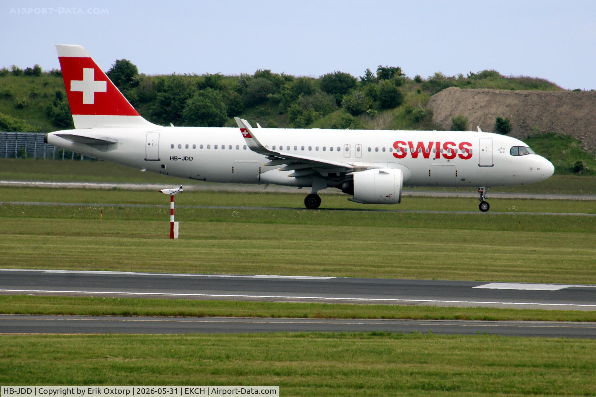 HB-JDD, 2021 Airbus A320-271N, c/n 10944, HB-JDD prepare for take off rw 04R