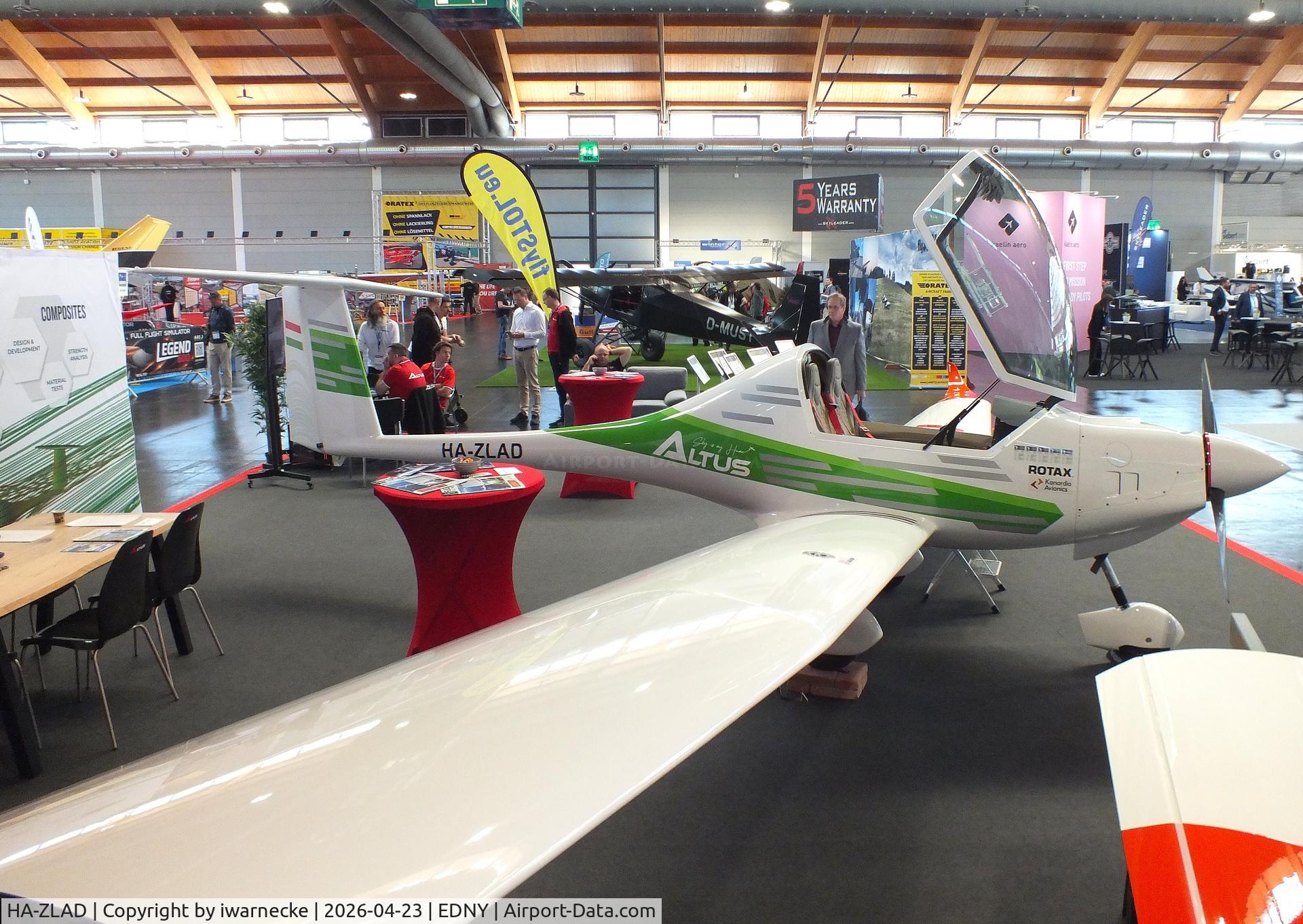 HA-ZLAD, 2025 Altus Aero Altus ST, c/n 003, Altus Aero Altus ST at the AERO 2026, Friedrichshafen