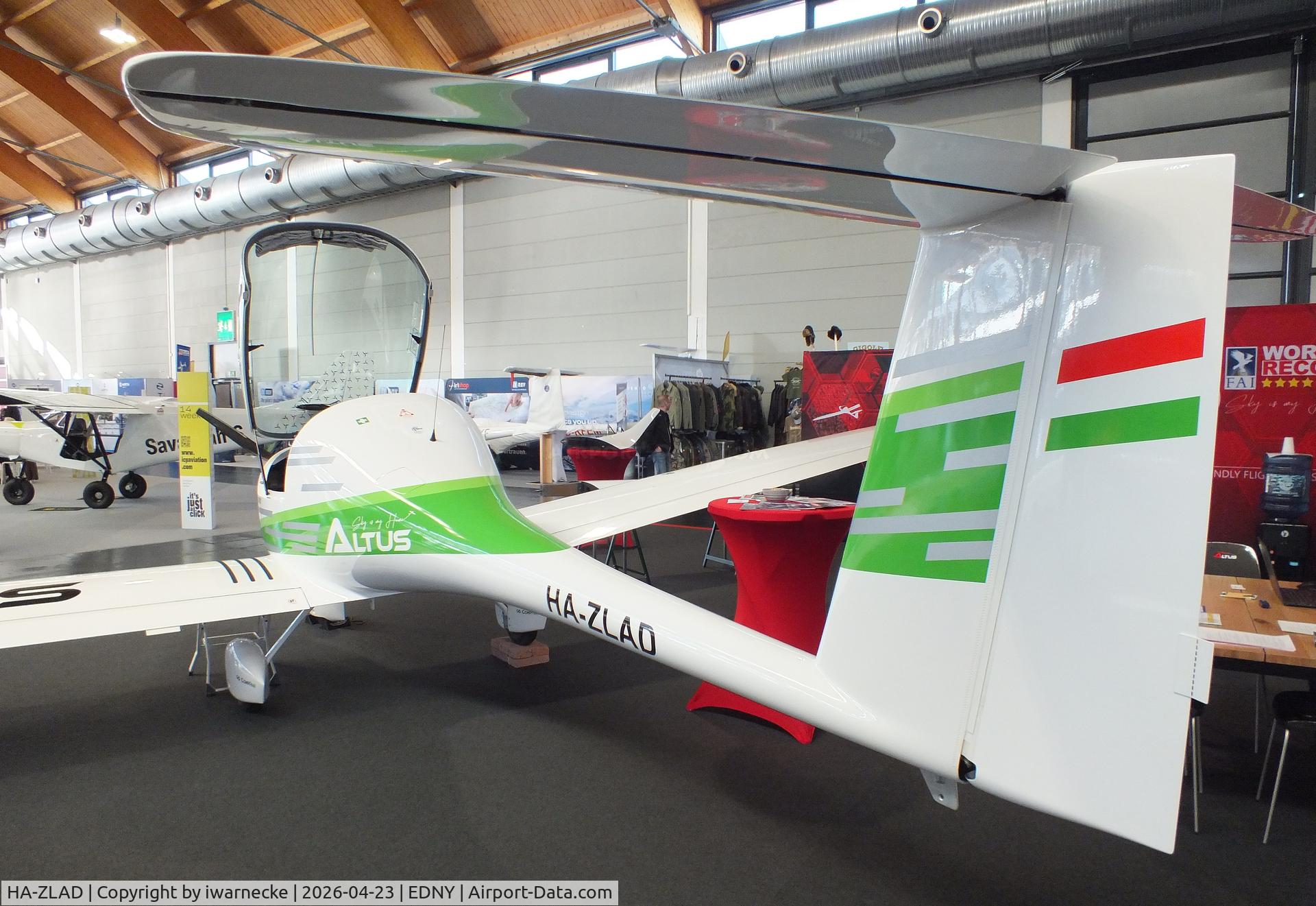 HA-ZLAD, 2025 Altus Aero Altus ST, c/n 003, Altus Aero Altus ST at the AERO 2026, Friedrichshafen