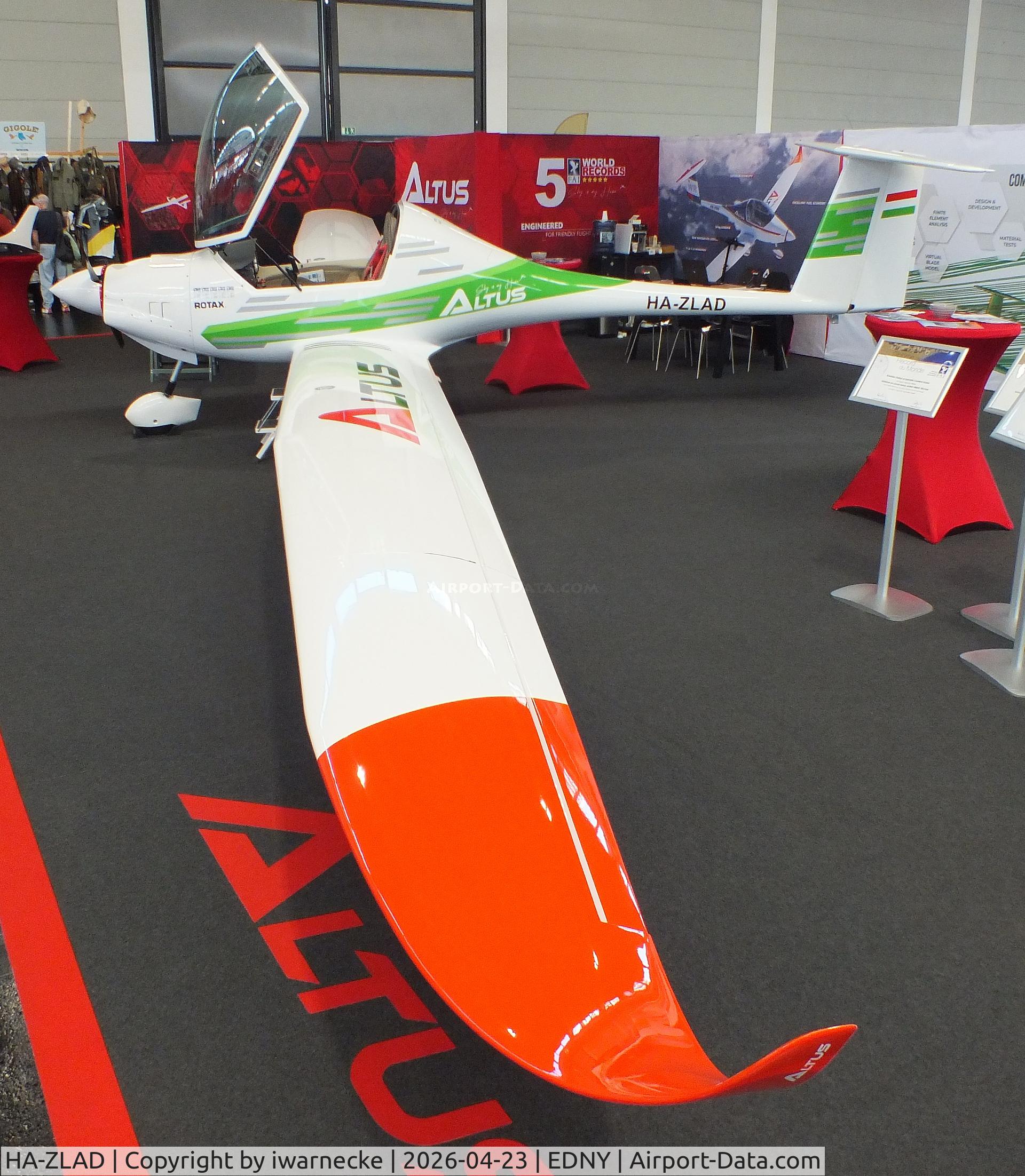 HA-ZLAD, 2025 Altus Aero Altus ST, c/n 003, Altus Aero Altus ST at the AERO 2026, Friedrichshafen