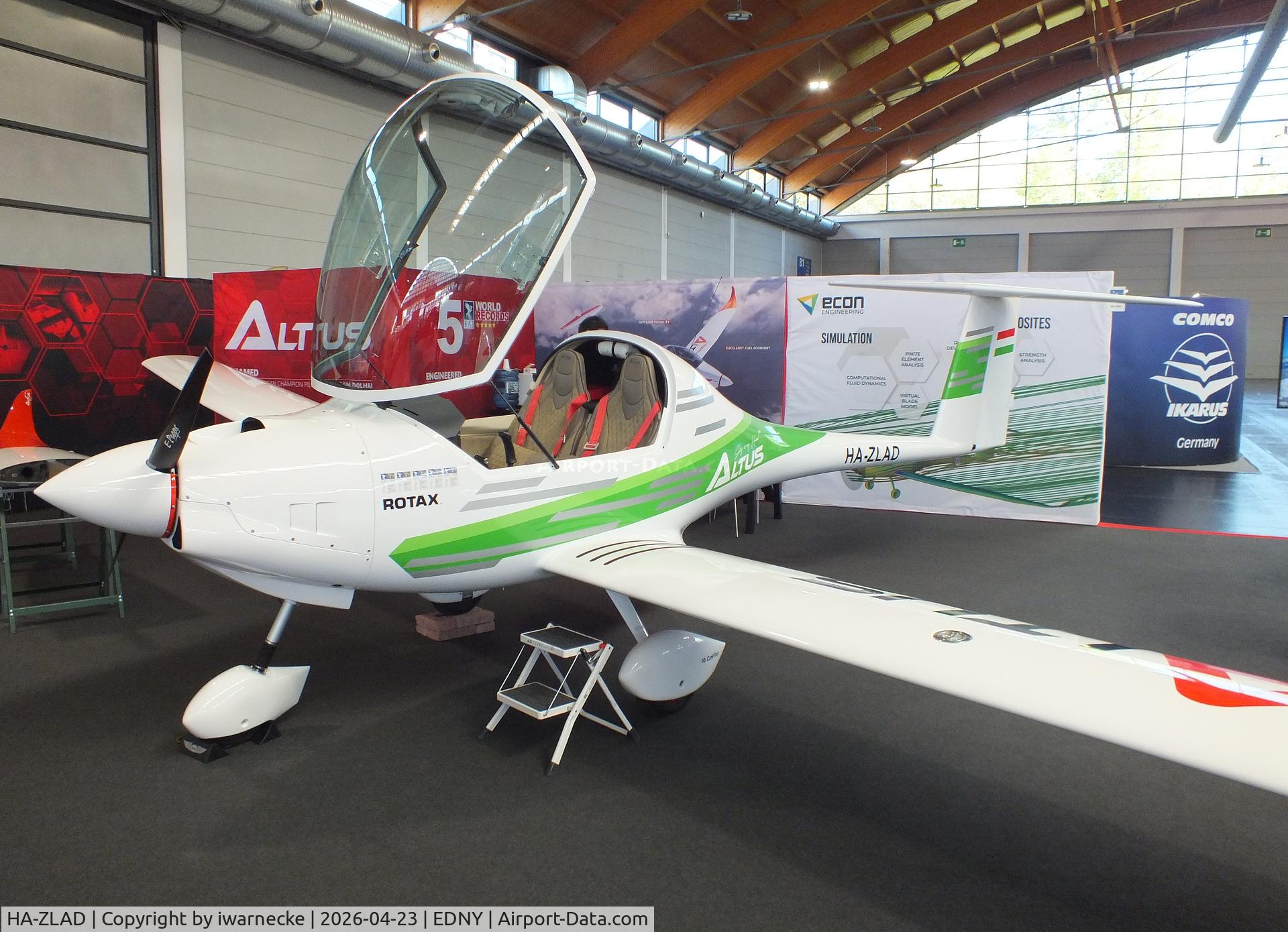 HA-ZLAD, 2025 Altus Aero Altus ST, c/n 003, Altus Aero Altus ST at the AERO 2026, Friedrichshafen