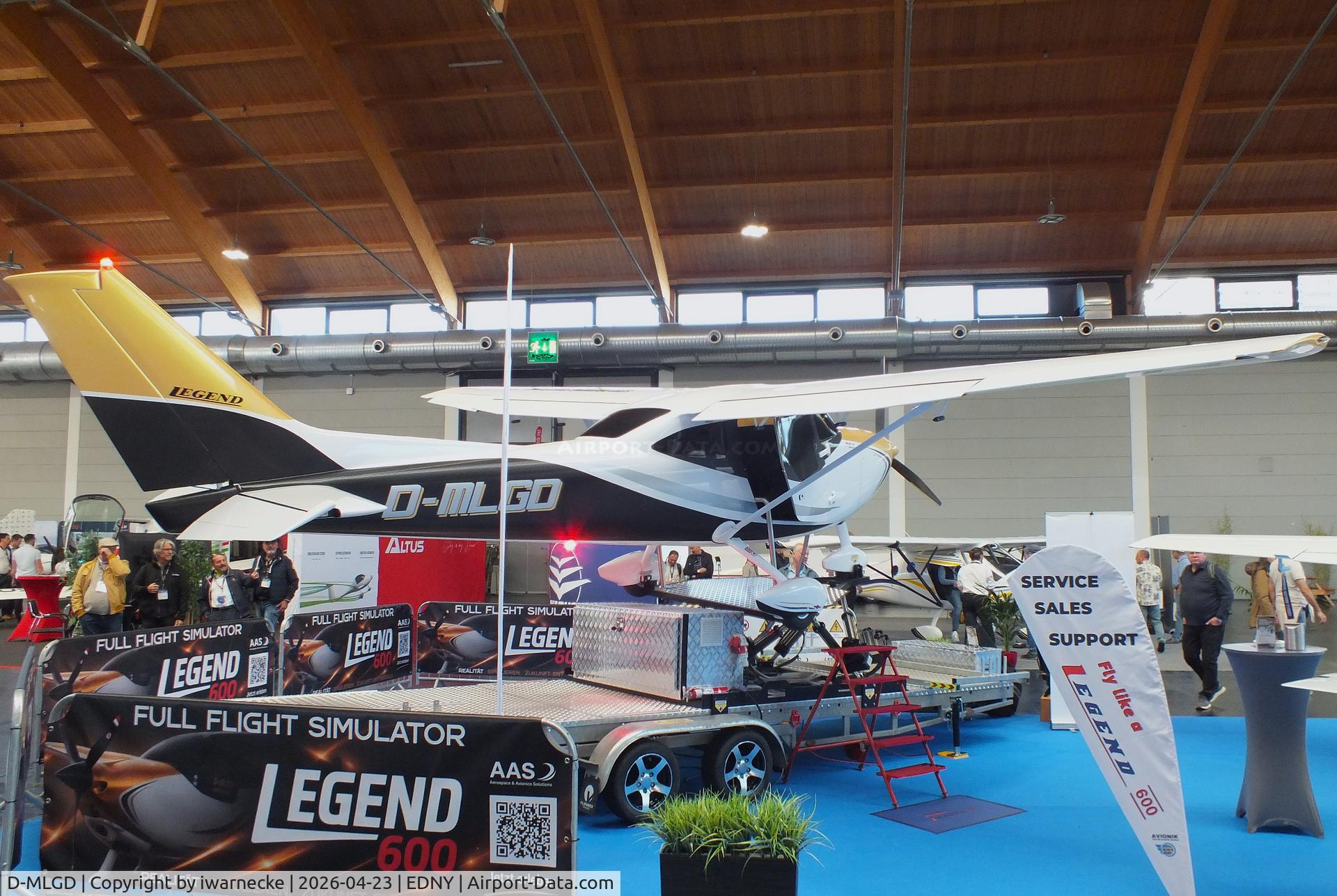 D-MLGD, AAS Aeropilot Legend 600 Full Flight Simulator, c/n not found_Simulator D-MLGD, AAS Aeropilot Legend 600 Full Flight Simulator at the AERO 2026, Friedrichshafen