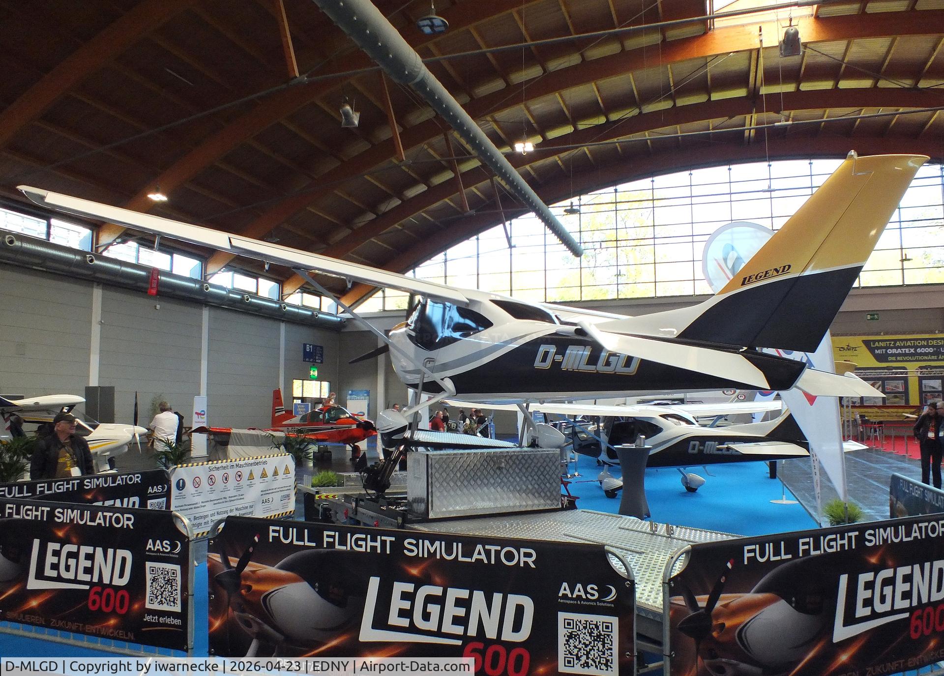 D-MLGD, AAS Aeropilot Legend 600 Full Flight Simulator, c/n not found_Simulator D-MLGD, AAS Aeropilot Legend 600 Full Flight Simulator at the AERO 2026, Friedrichshafen