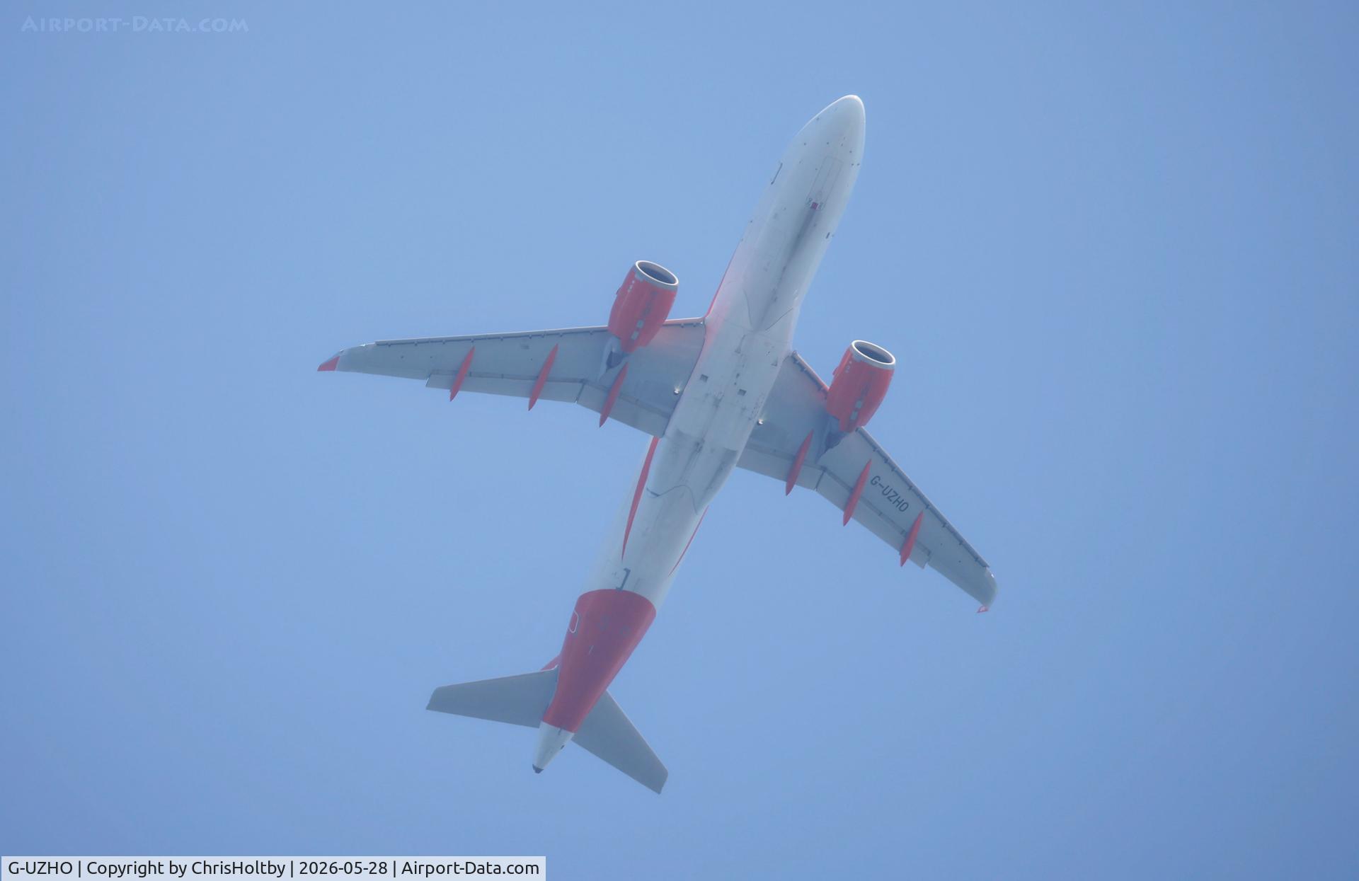 G-UZHO, 2018 Airbus A320-251N, c/n 8411, Over Daphnila Bay, Corfu, Greece