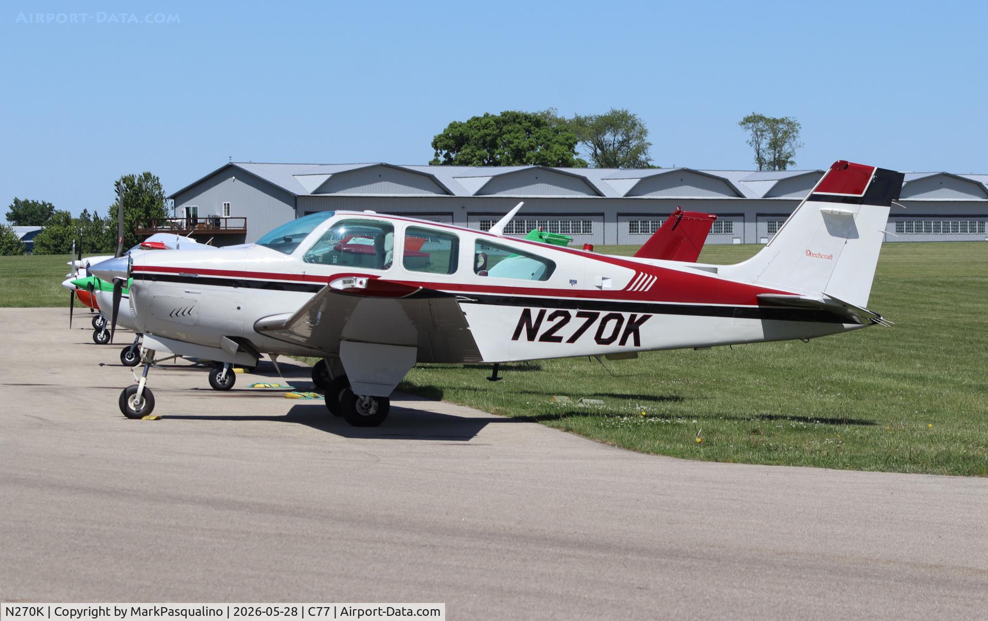 N270K, 1989 Beech F33A Bonanza, c/n CE-1386, Beech F33A