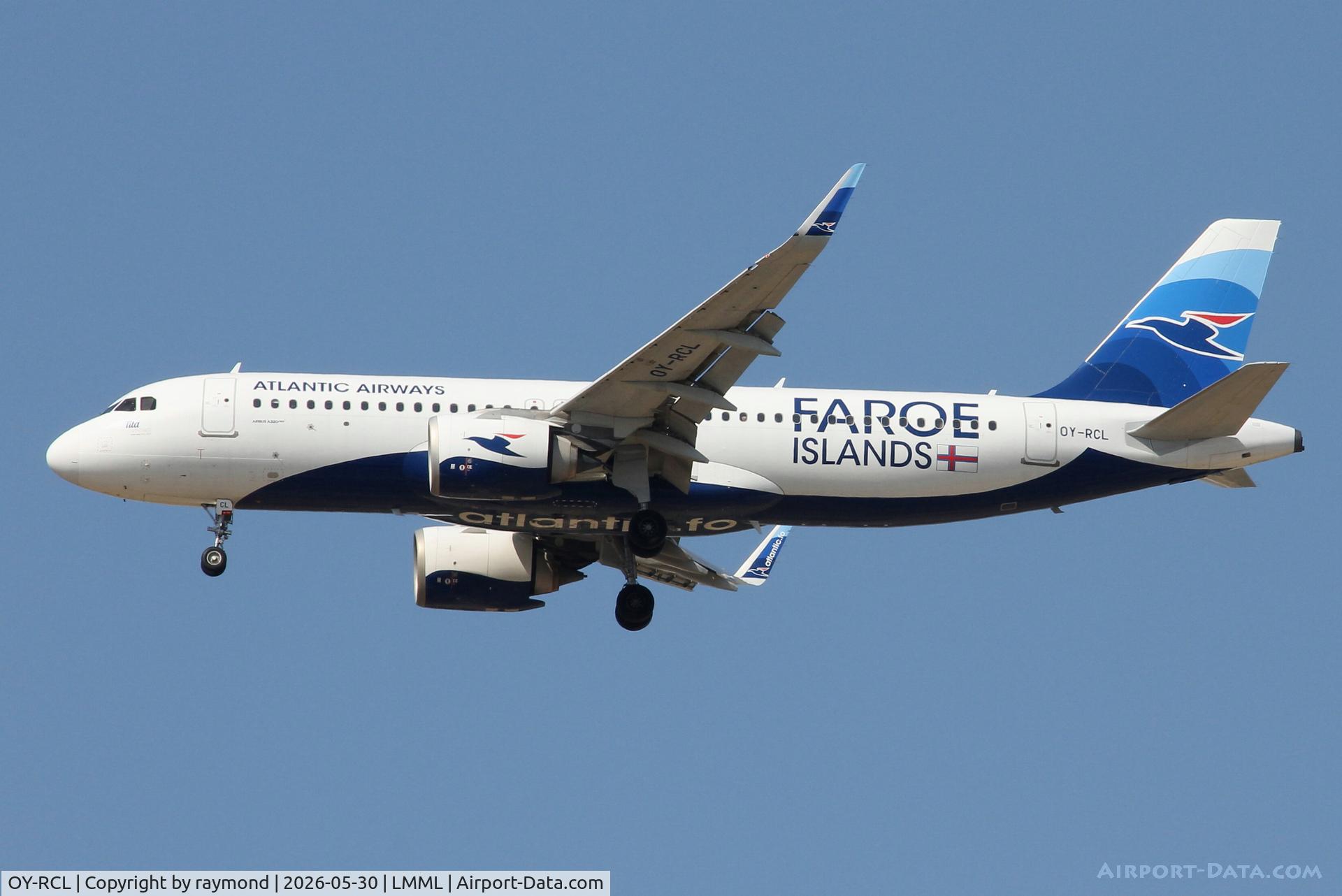 OY-RCL, 2020 Airbus A320-251N, c/n 10006, Airbus A30-251N reg OY-RCL of Atlantic Airways on approach for RW13 Malta.