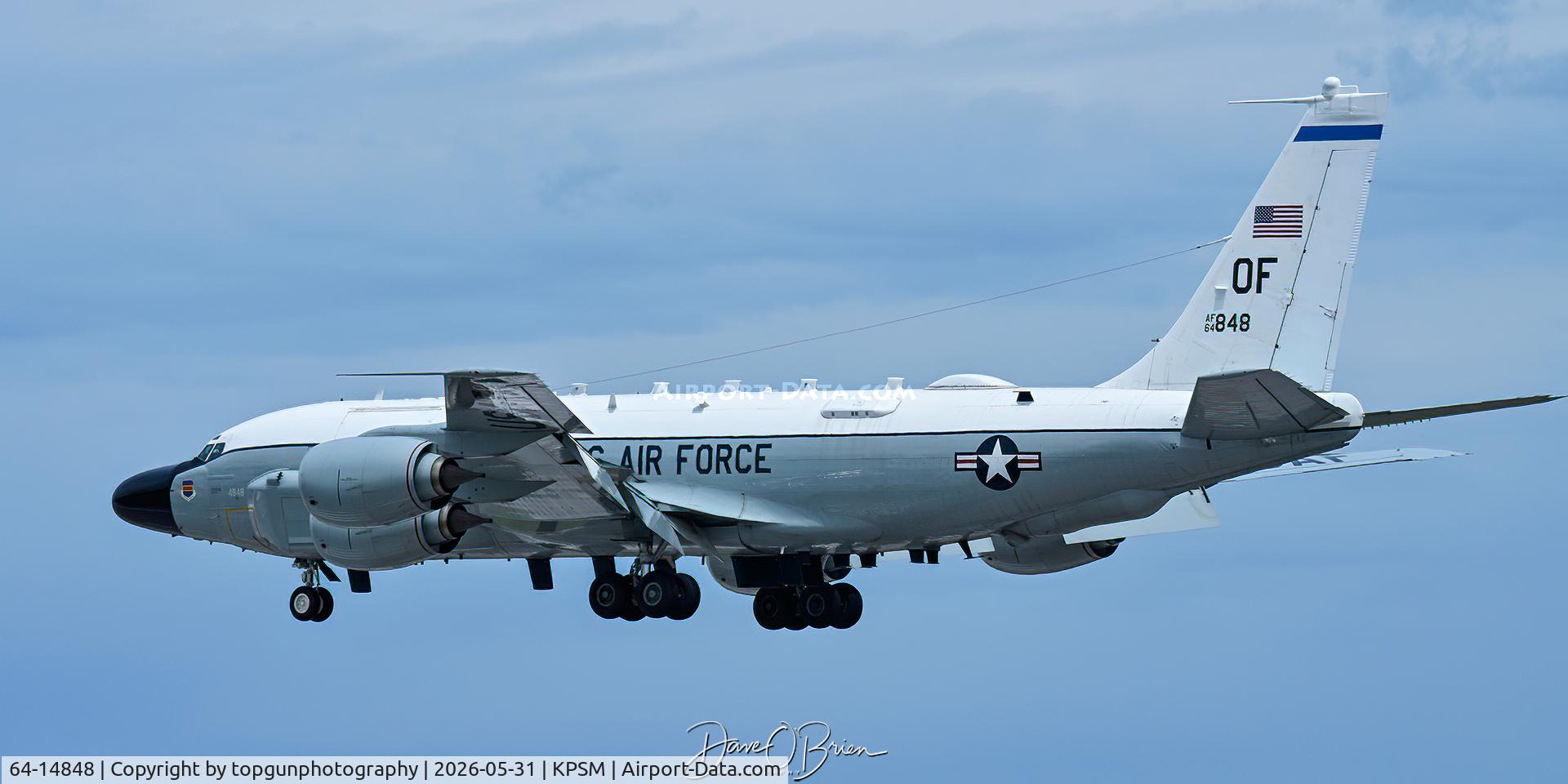 64-14848, 1964 Boeing RC-135V Rivet Joint, c/n 18788, 38th RS	Offutt AFB, NE