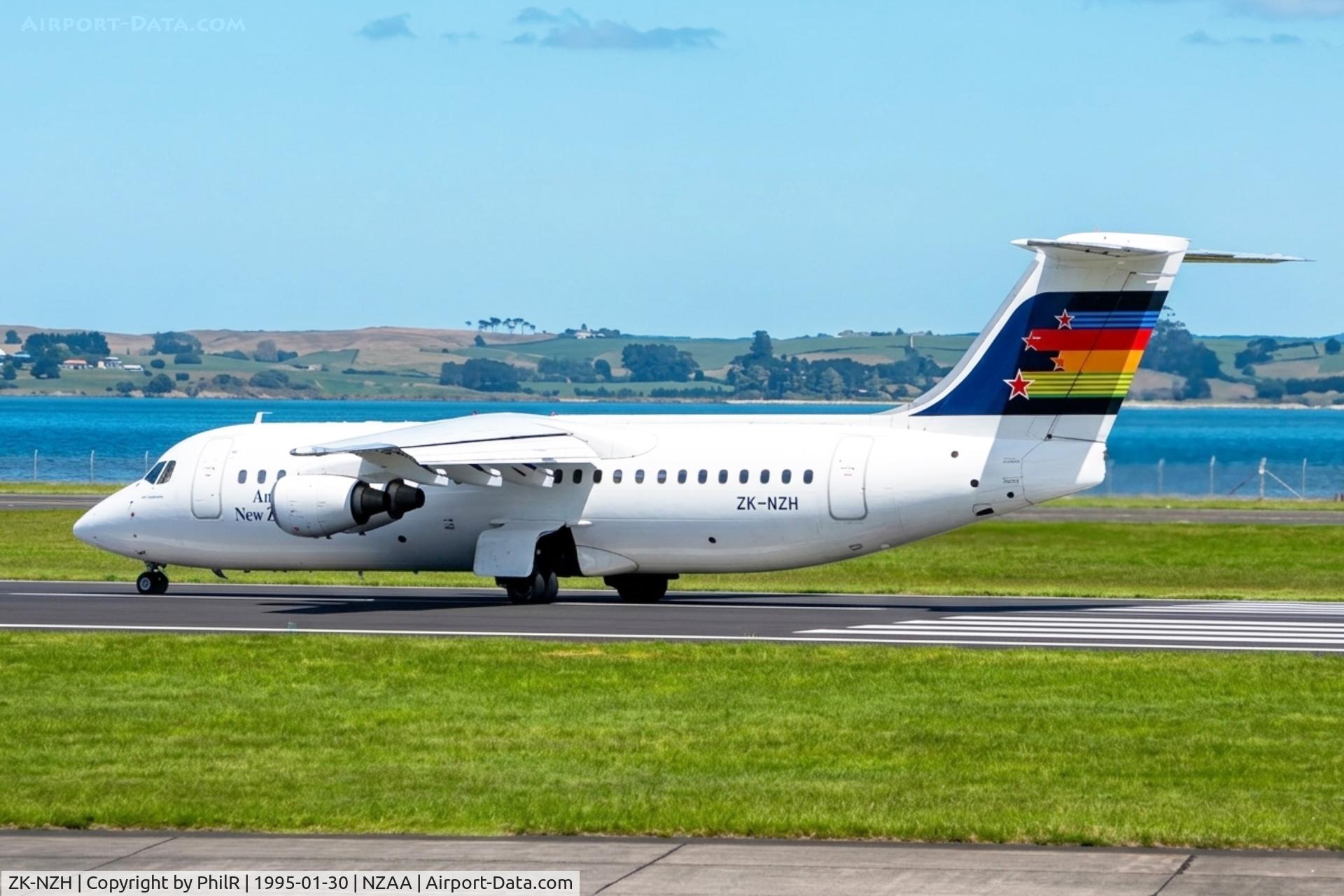 ZK-NZH, 1989 British Aerospace BAe.146-300, c/n E3137, ZK-NZH 1989 BAe 146-300 Ansett New Zealand AKL
