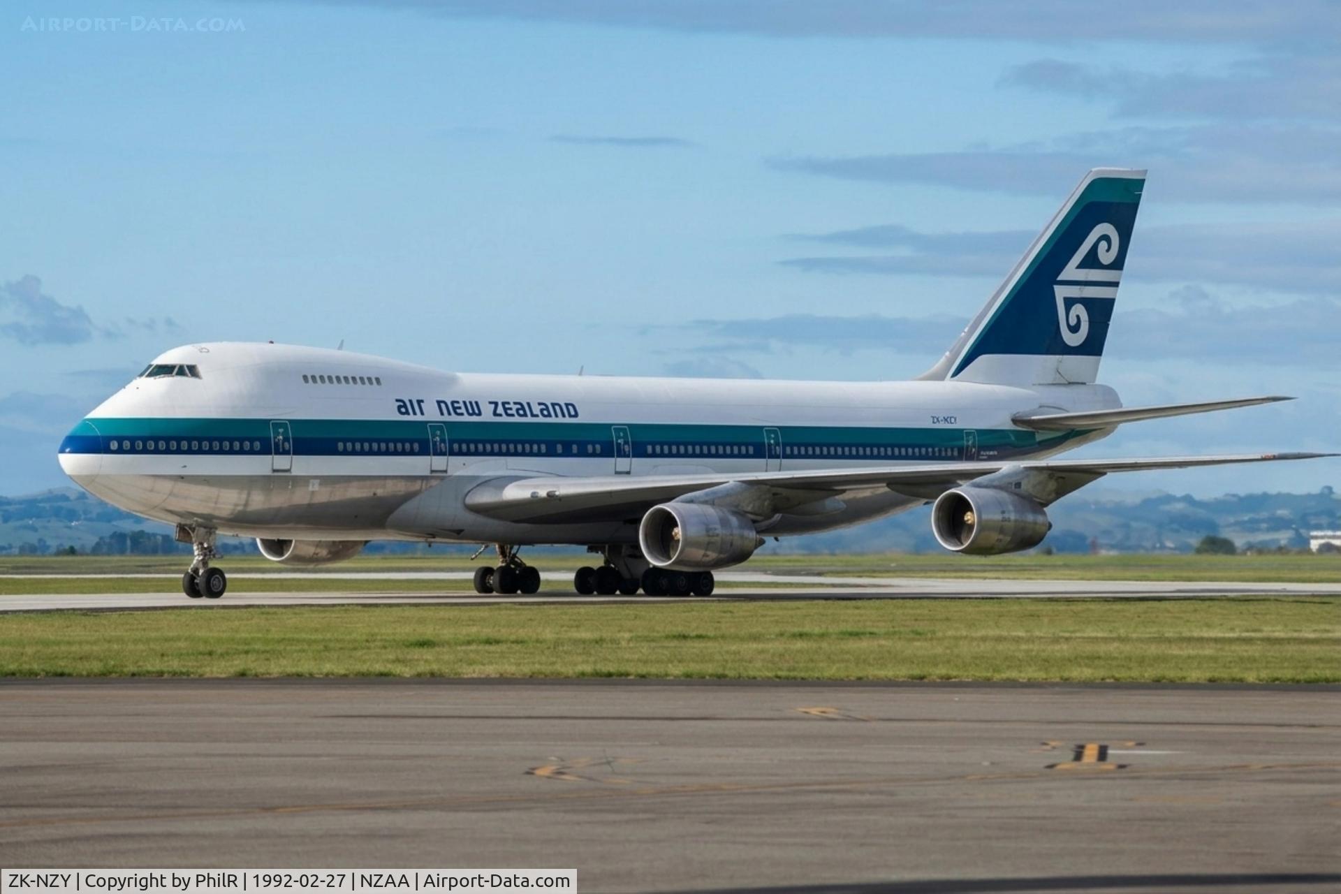 ZK-NZY, 1982 Boeing 747-219B, c/n 22725 l/n 563, ZK-NZY 1982 B747-200 Air New Zealand AKL 