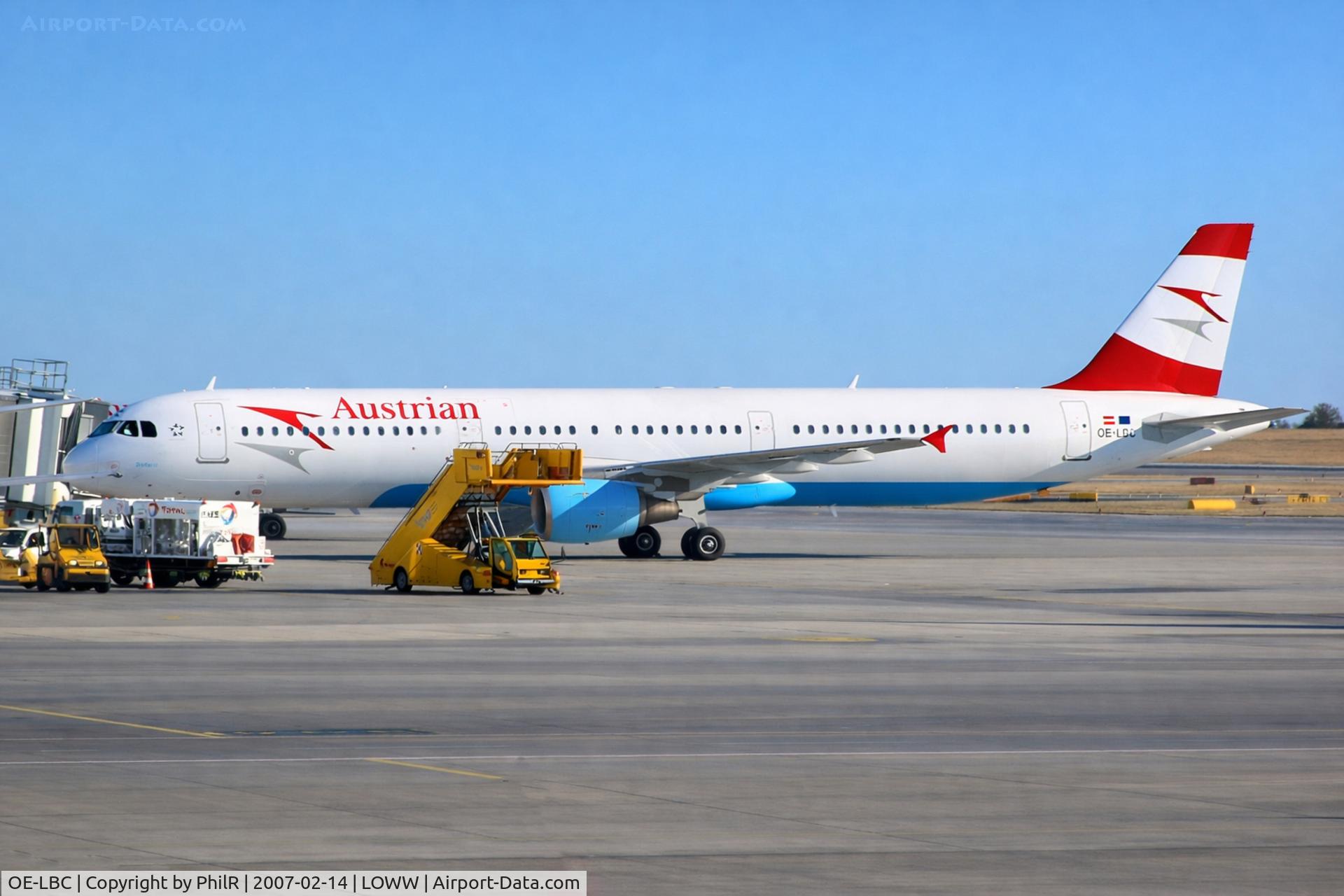 OE-LBC, 1996 Airbus A321-111, c/n 581, OE-LBC 1996 A321-100 Austrian VIE