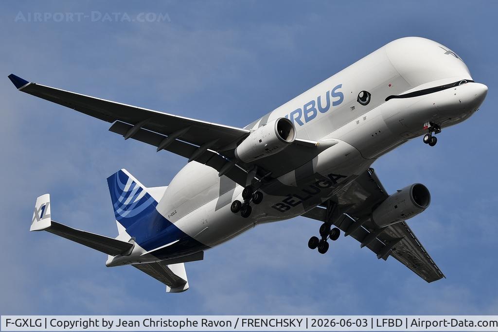 F-GXLG, 2018 Airbus A330-743L Beluga XL, c/n 1824, Toulouse (TLS)	Bordeaux (BOD)	(BGA192G)