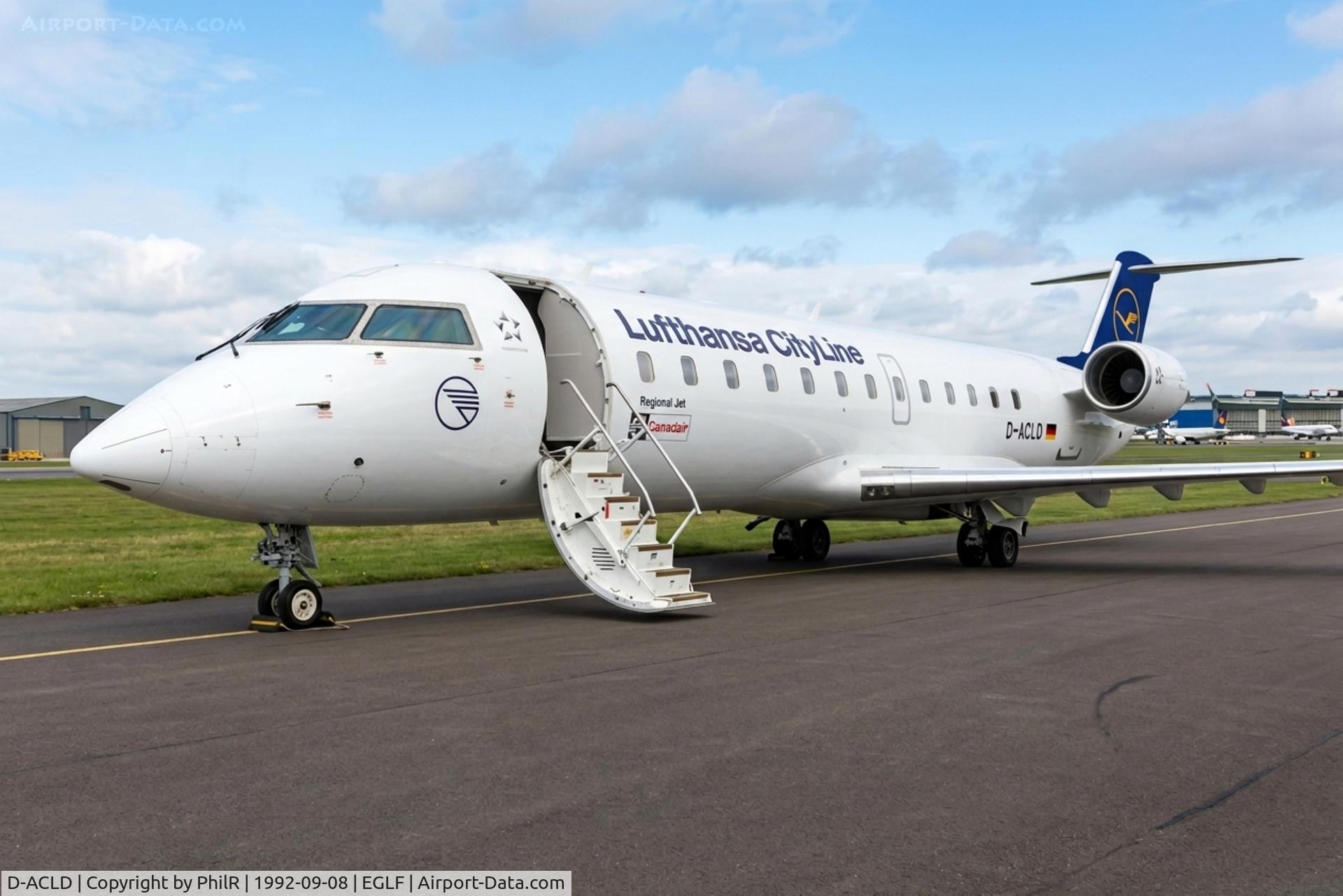 D-ACLD, Canadair CRJ-100LR (CL-600-2B19), c/n 7009, D-ACLD (C-CVRJ) 1992 CRJ100 Lufthansa SBAC 