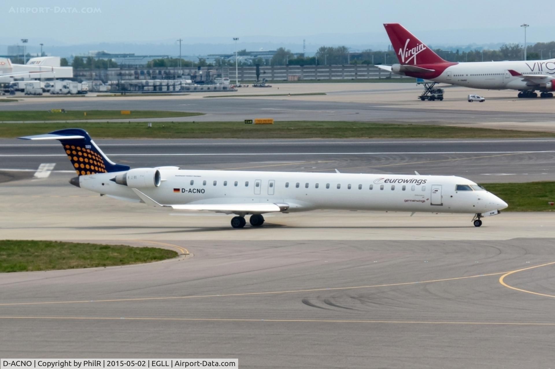 D-ACNO, 2010 Bombardier CRJ-900 NG (CL-600-2D24), c/n 15255, D-ACNO 2010 CRJ-900 Germanwings LHR 
