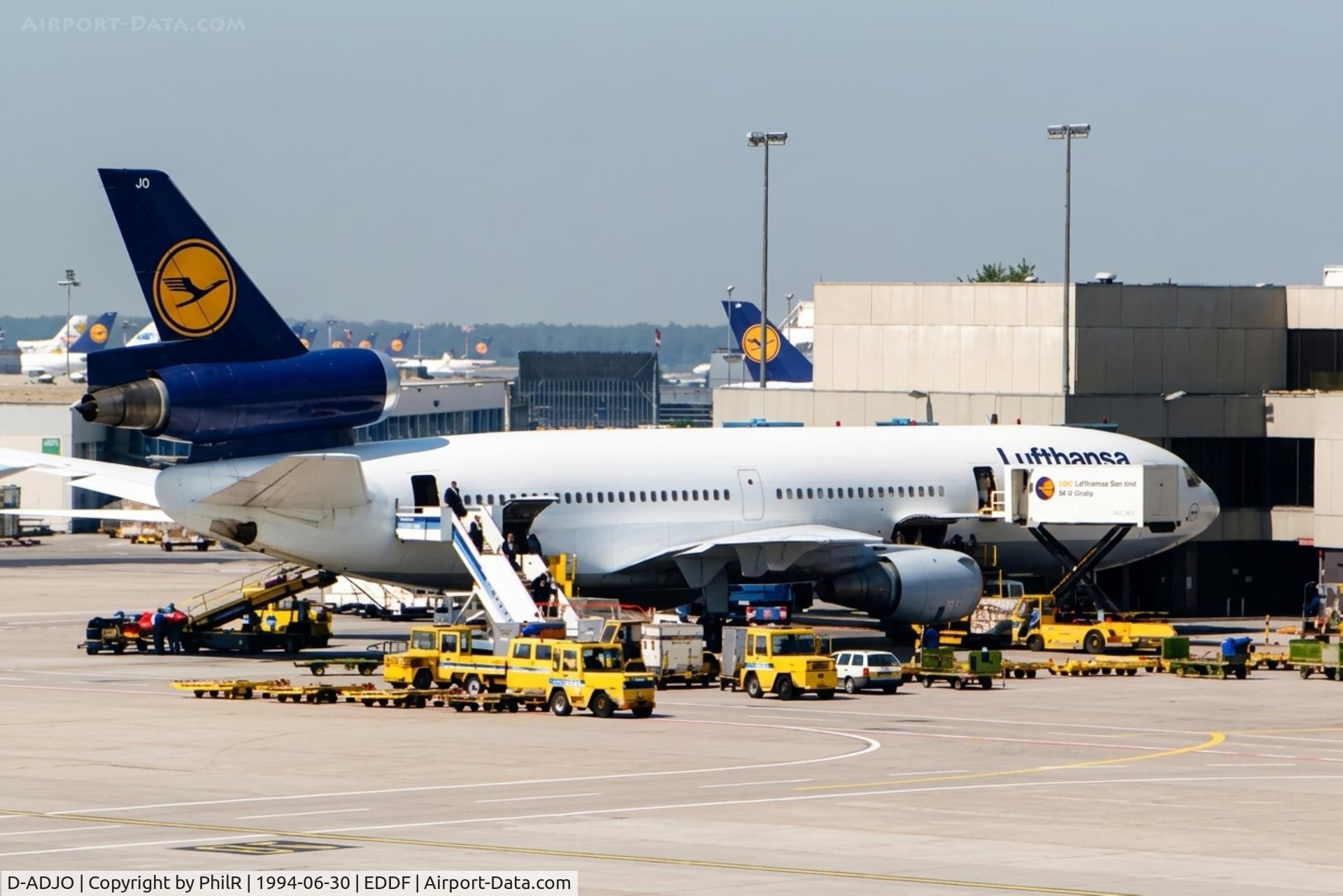 D-ADJO, 1975 McDonnell Douglas DC-10-30, c/n 47928, D-ADJO 1975 DC10-30 Lufthansa FRA