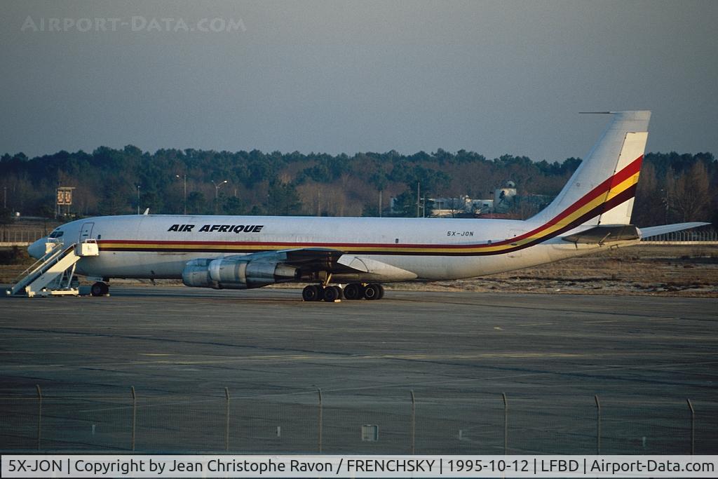 5X-JON, 1972 Boeing 707-369C, c/n 20546 l/n 860, Air Afrique w/o 6/30/96 Nbamako Mali