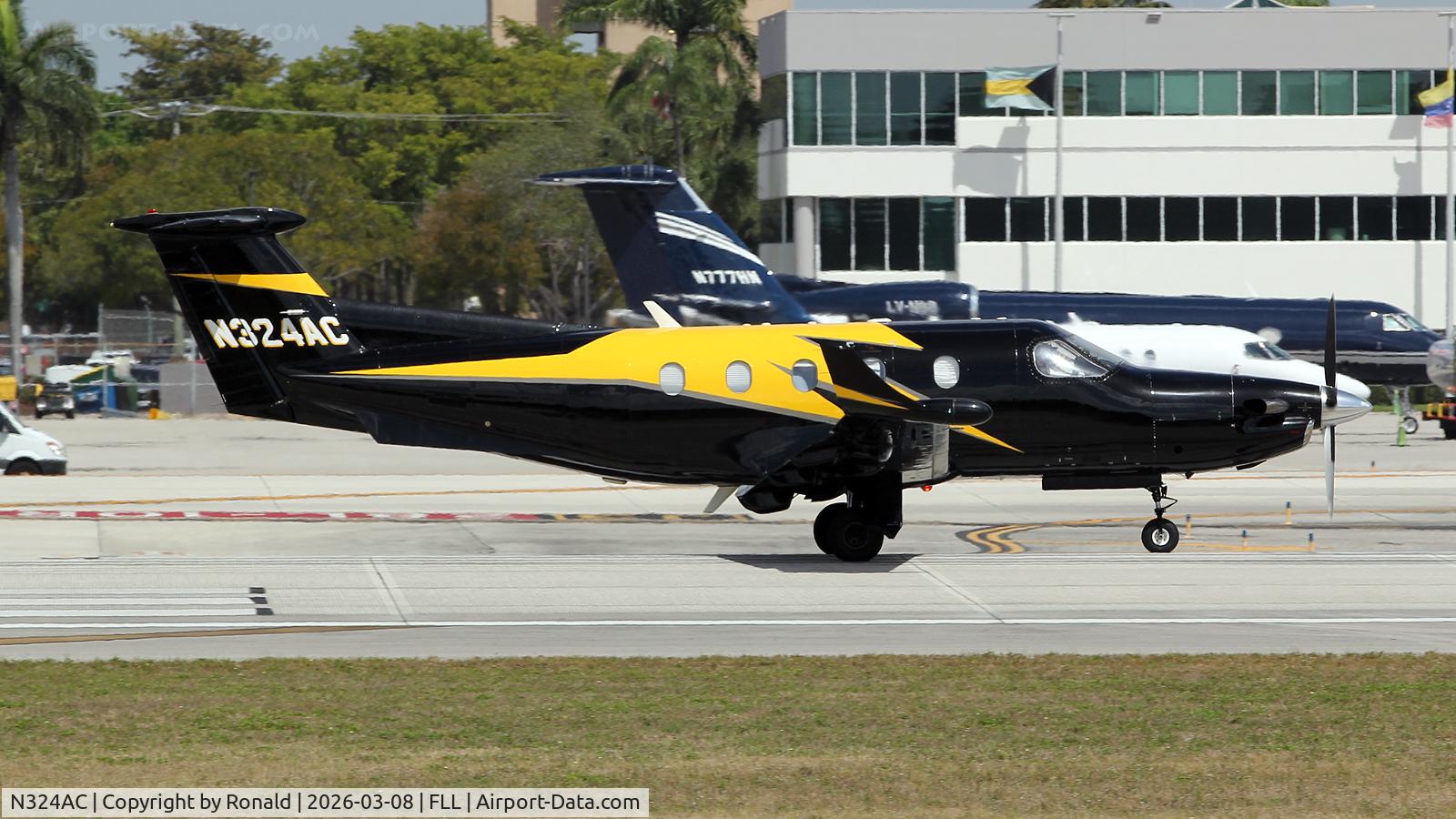N324AC, 1996 Pilatus PC-12/45, c/n 197, at fll