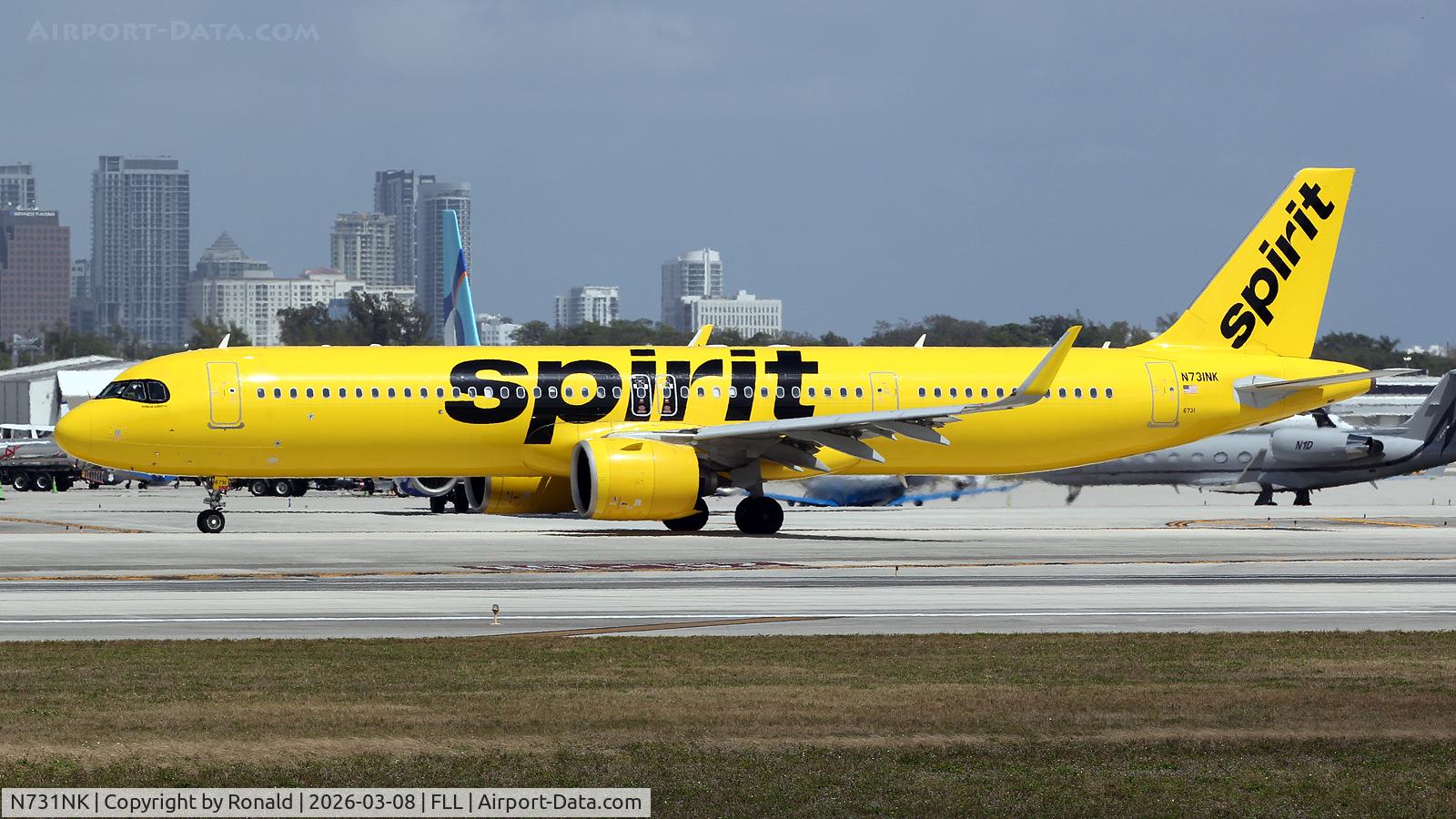 N731NK, 2024 Airbus A321-271NX, c/n 11937, at fll