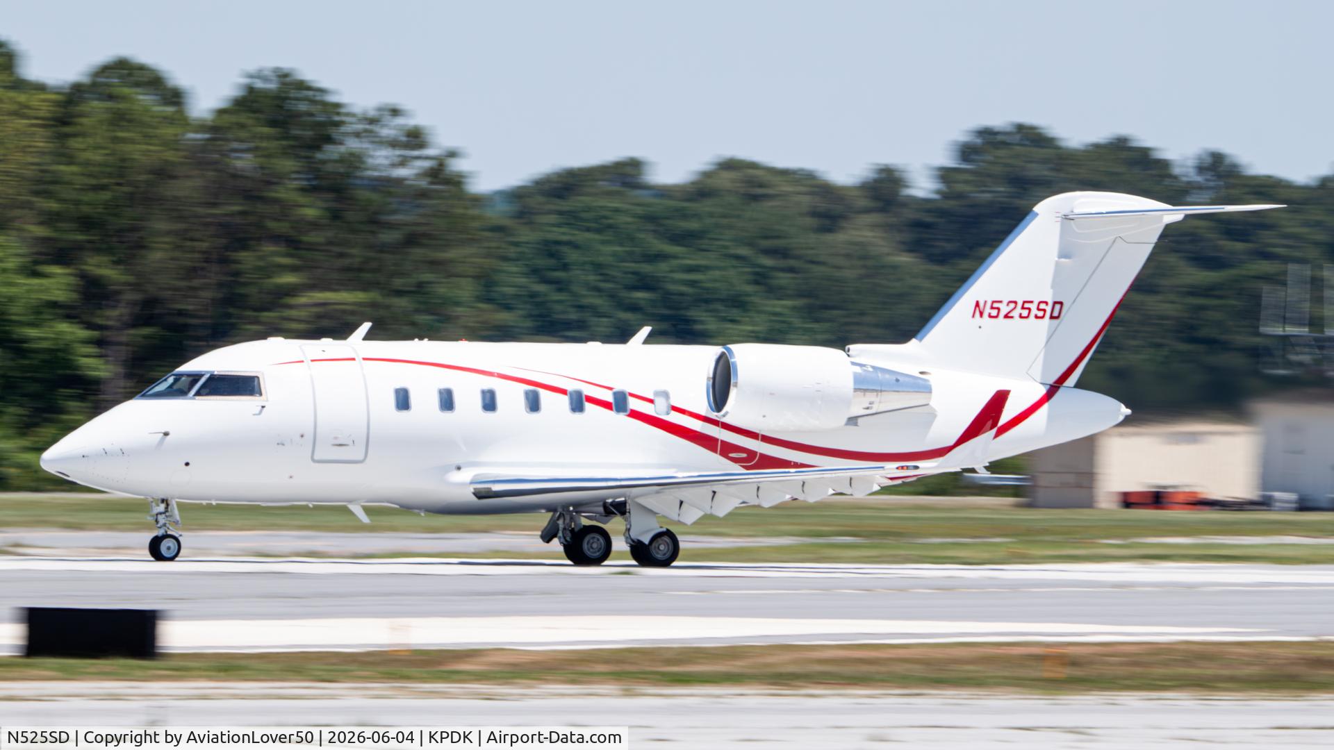 N525SD, 1989 Canadair Challenger 601-3A (CL-600-2B16), c/n 5056, Challenger 605