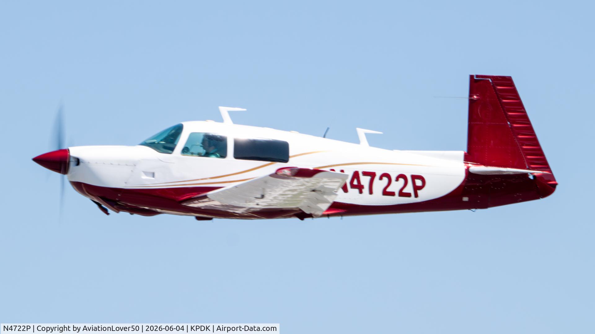 N4722P, 1977 Mooney M20J 201, c/n 24-0245, M20J
