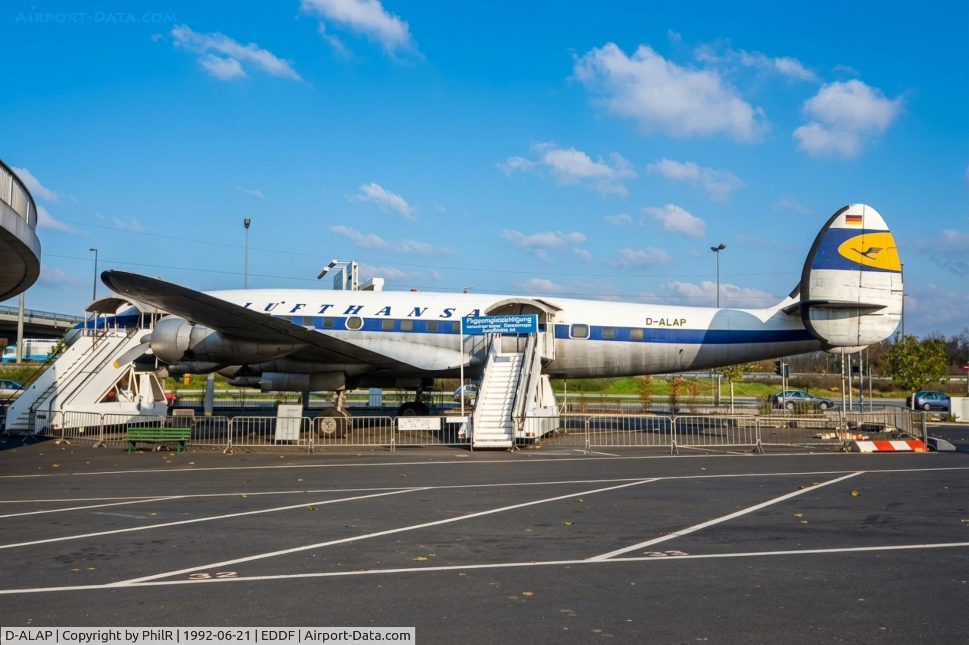 D-ALAP, 1957 Lockheed L-1049G Super Constellation, c/n 4671, D-ALAP (F-BHML) 1957 L1049G Super Constellation Lufthansa FRA 