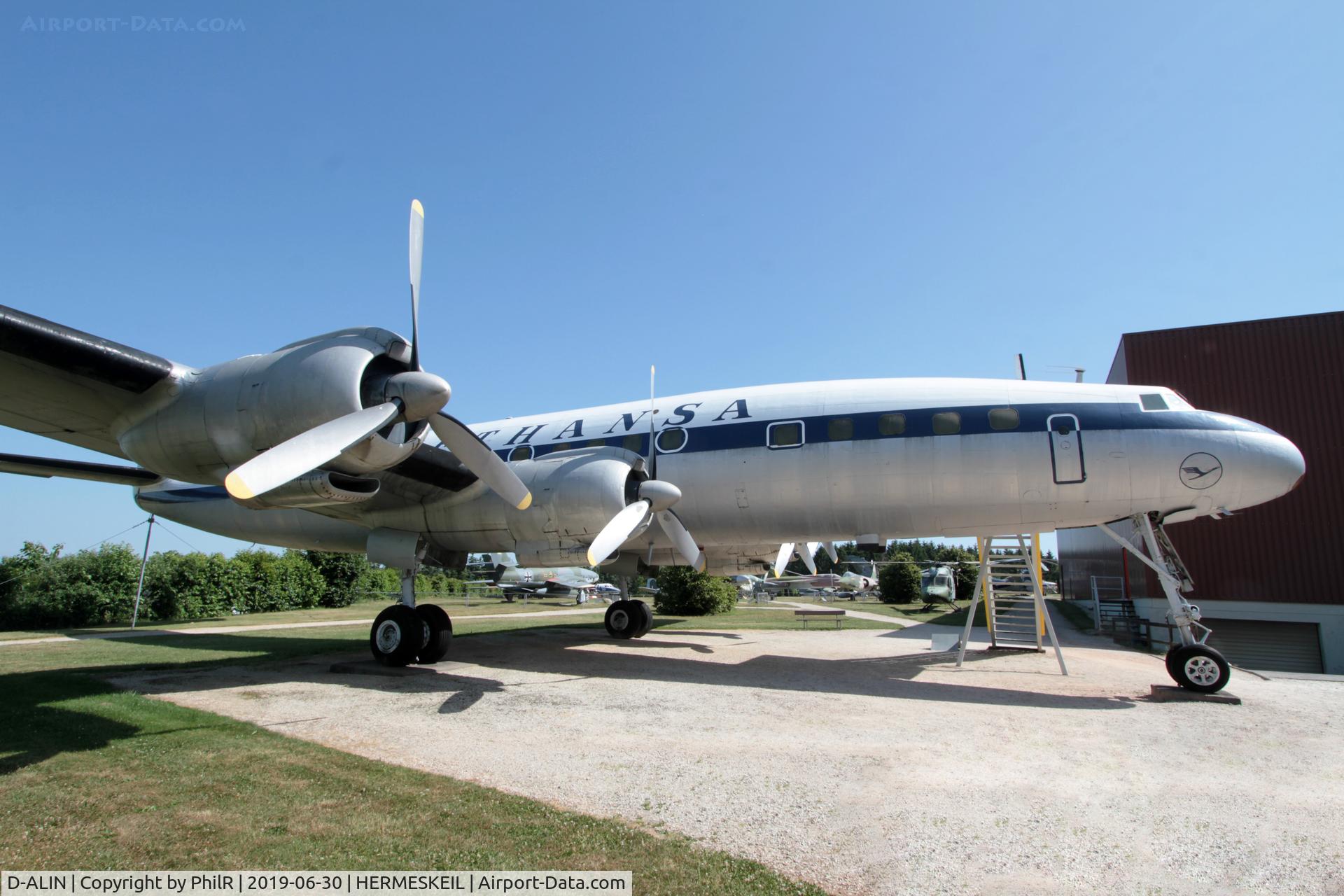 D-ALIN, 1955 Lockheed L-1049G Super Constellation, c/n 4604, D-ALIN 1955 Lockheed L1049G Super Constellation Hermeskeil 
