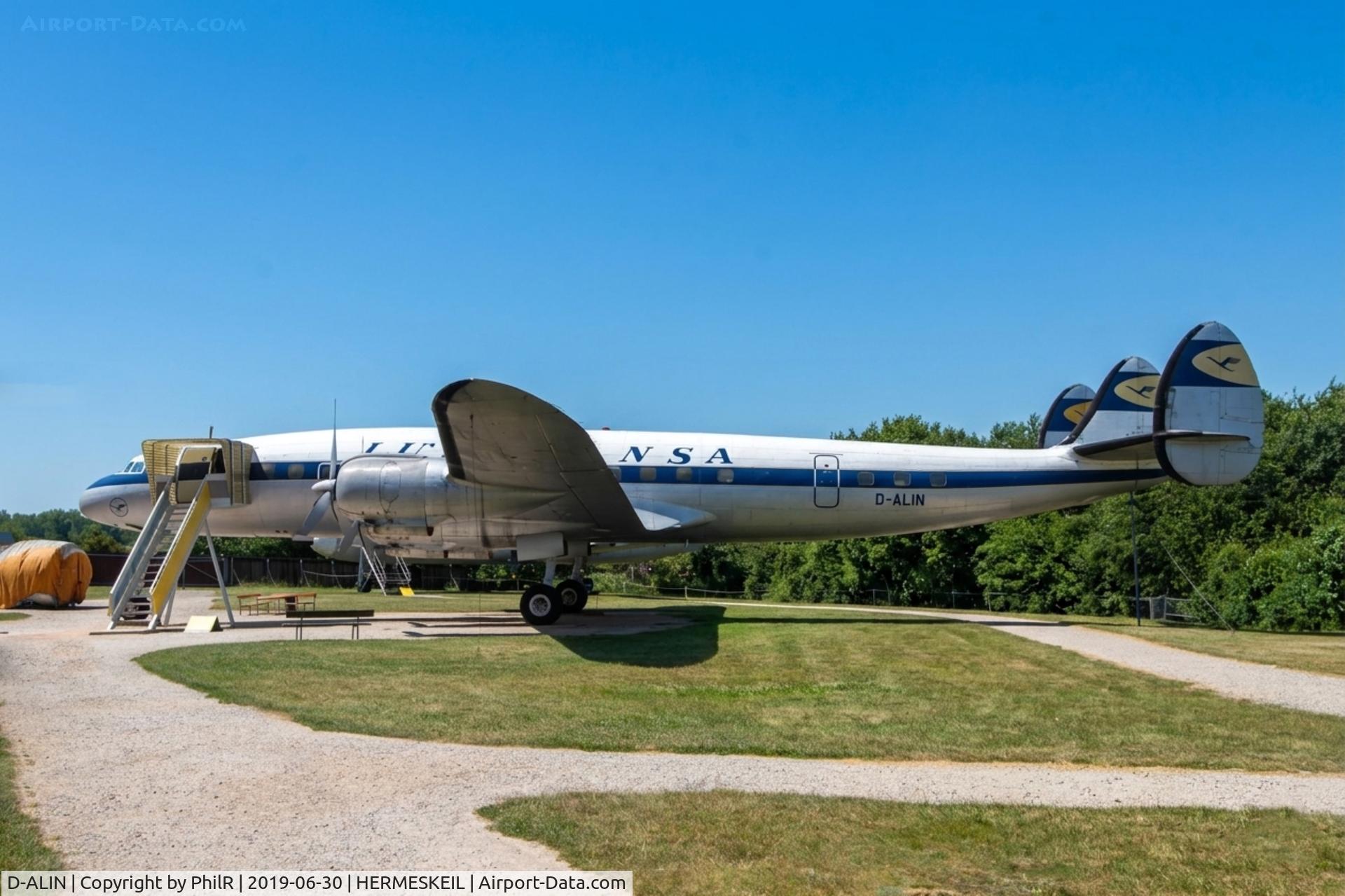 D-ALIN, 1955 Lockheed L-1049G Super Constellation, c/n 4604, D-ALIN 1955 Lockheed L1049G Super Constellation Hermeskeil 
