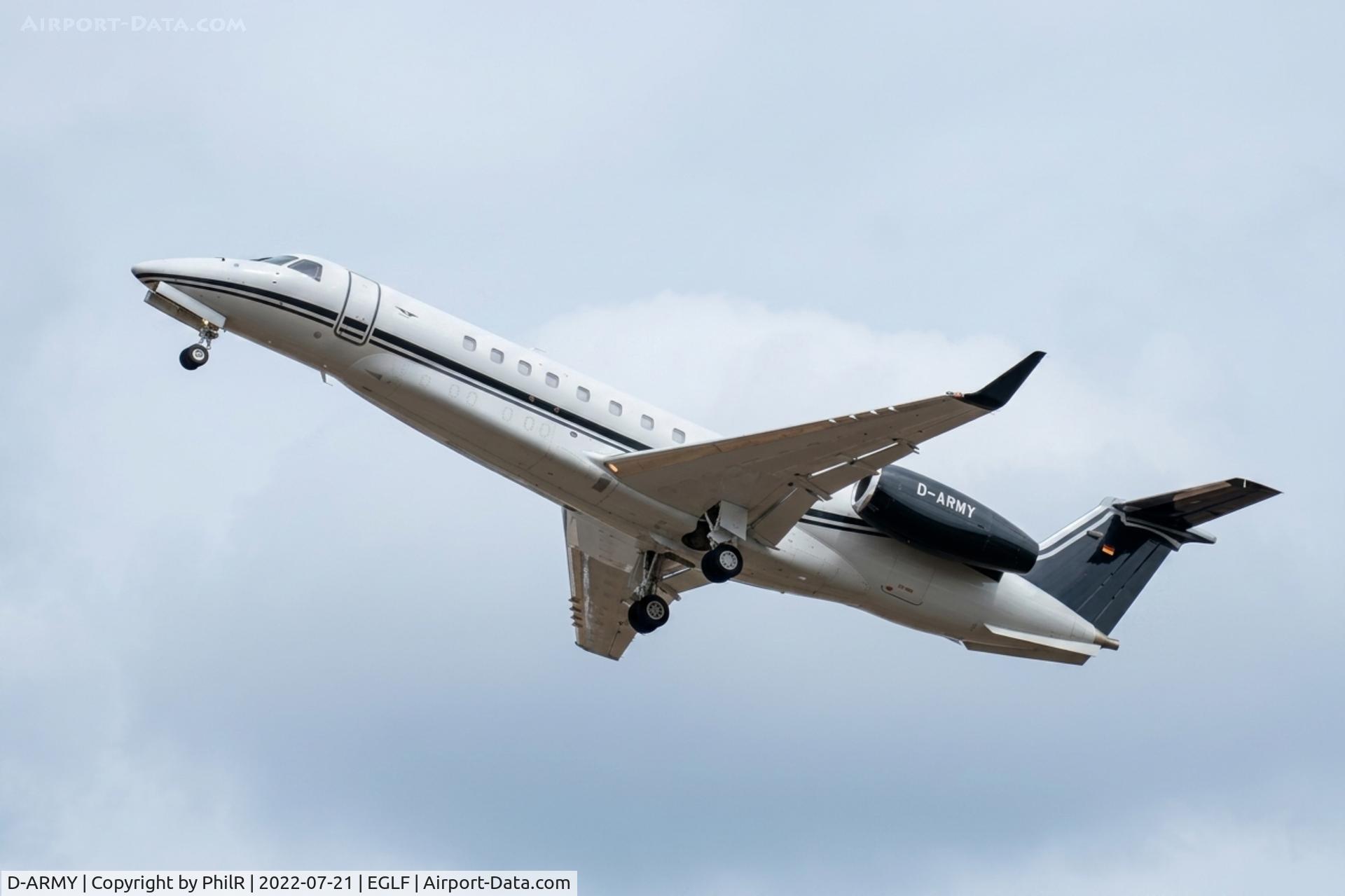 D-ARMY, 2017 Embraer EMB-135BJ Legacy, c/n 14501229, D-ARMY 2017 Embraer EMB-135BJ Legacy 650 Farnborough 
