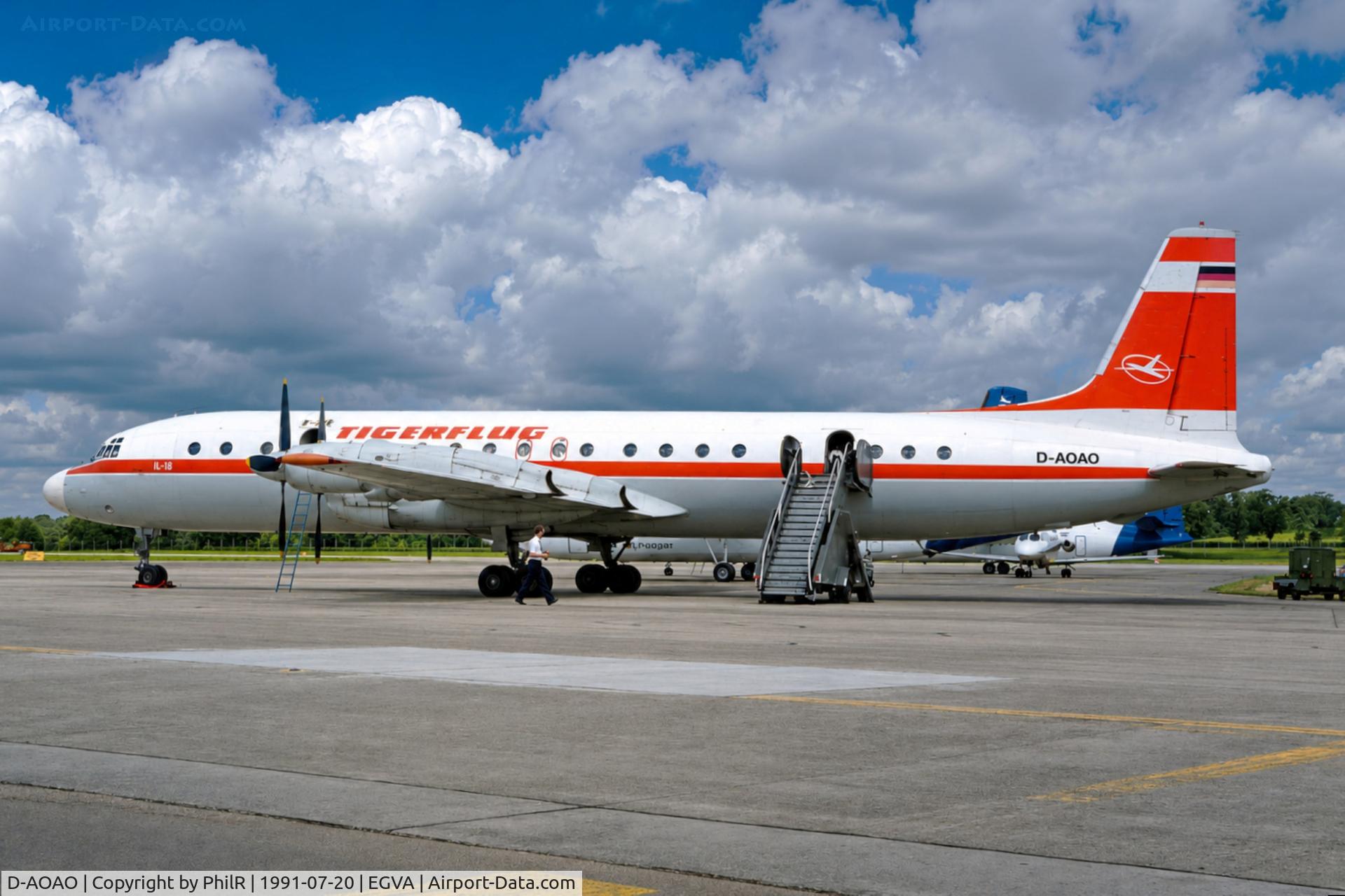 D-AOAO, Ilyushin Il-18D, c/n 184007405 l/n 375, D-AOAO Il-18D Interflug IAT
