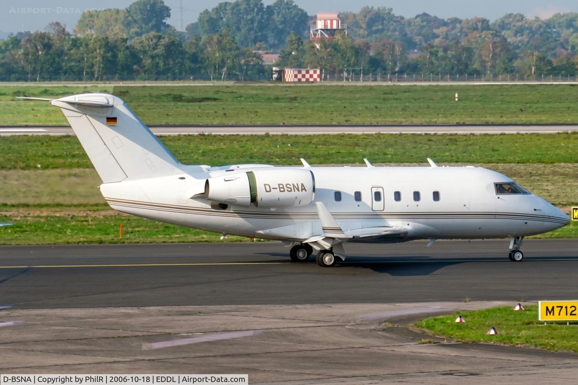 D-BSNA, 1982 Canadair Challenger 600 (CL-600-1A11), c/n 1066, D-BSNA 1982 Canadair Challenger Challenge Air DUS 
