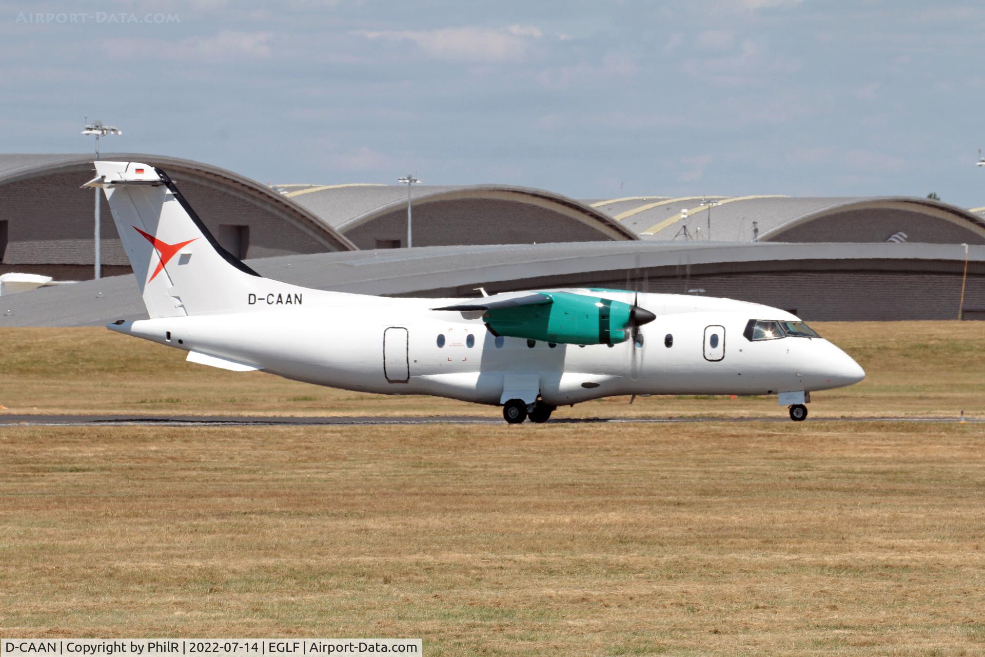 D-CAAN, 1995 Dornier 328-100 (C-146A Wolfhound), c/n 3047, D-CAAN 1995 Dornier 328-100 Farnborough 