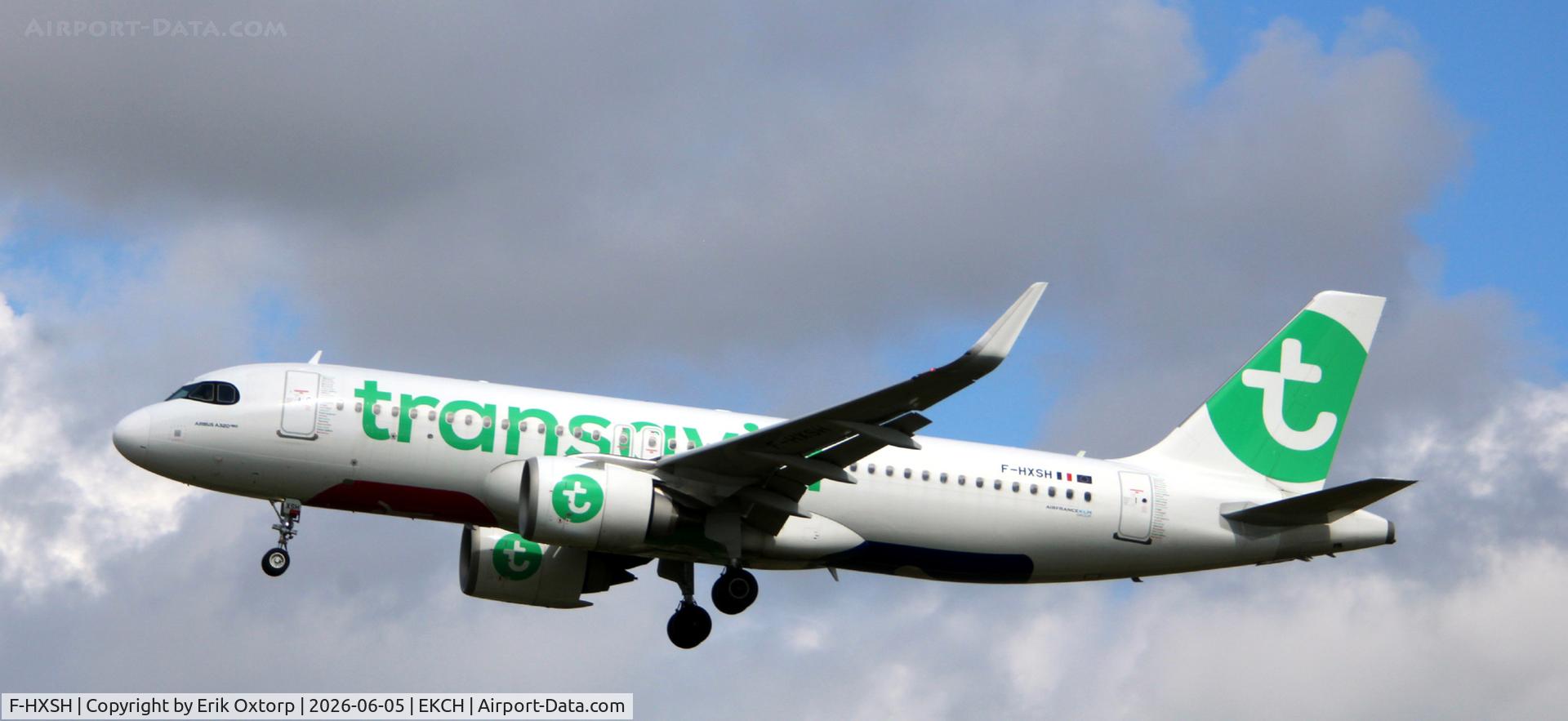 F-HXSH, 2024 Airbus A320-252N, c/n 12331, F-HXSH landing rw 22L