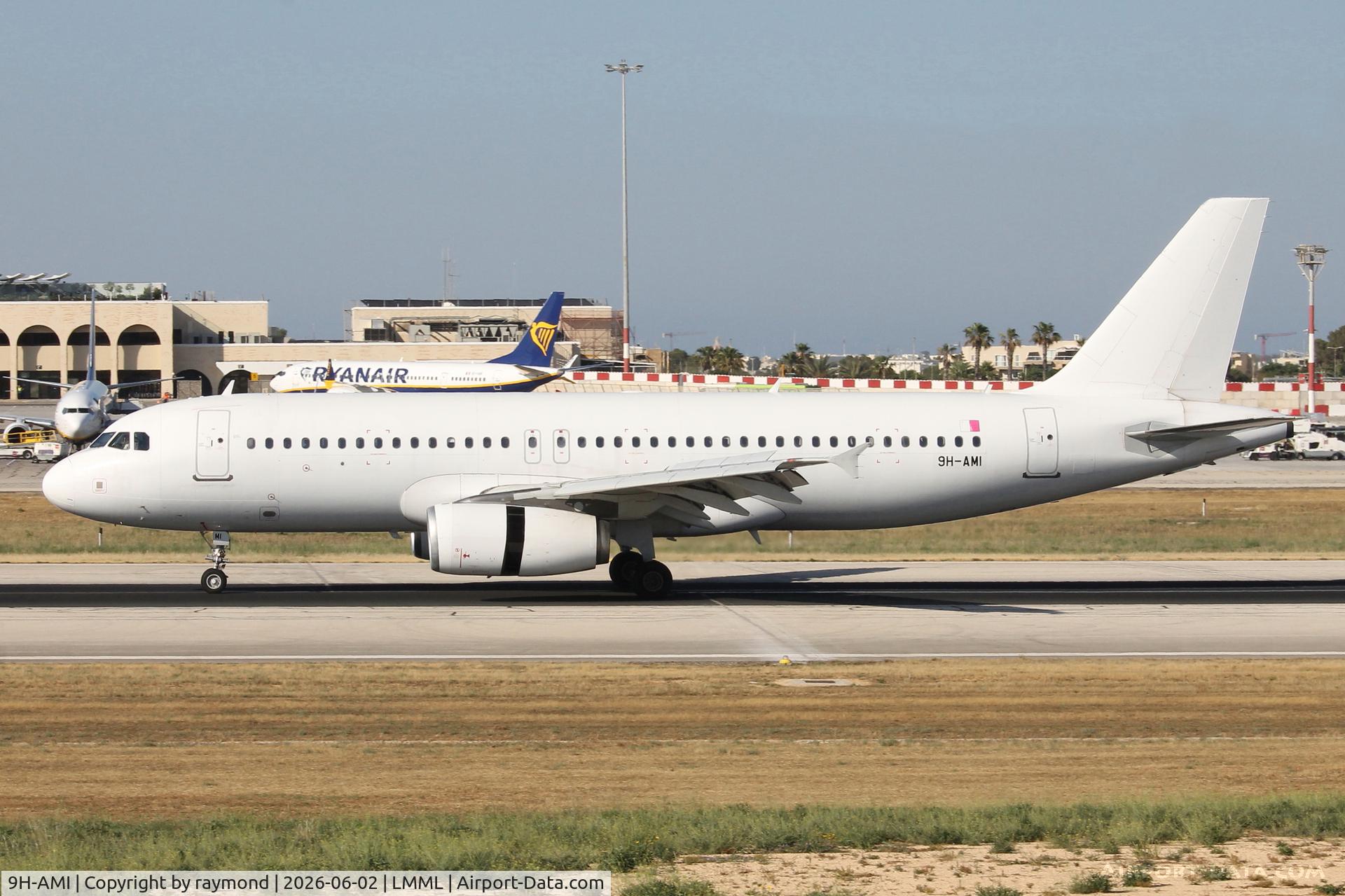 9H-AMI, 2008 Airbus A320-232, c/n 3409, Avion Express Malta Airbus A320-232 reg 9H-AMI just landed on RW31 Malta.