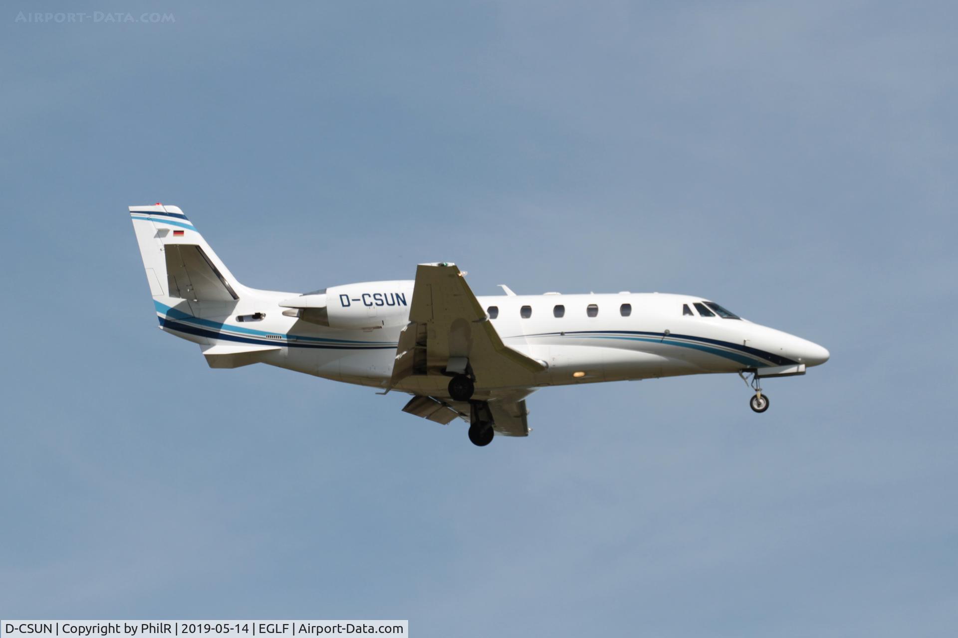 D-CSUN, 2012 Cessna 560 Citation XLS+, c/n 560-6102, D-CSUN 2012 Cessna 560XL Citation XLS+ Farnborough 
