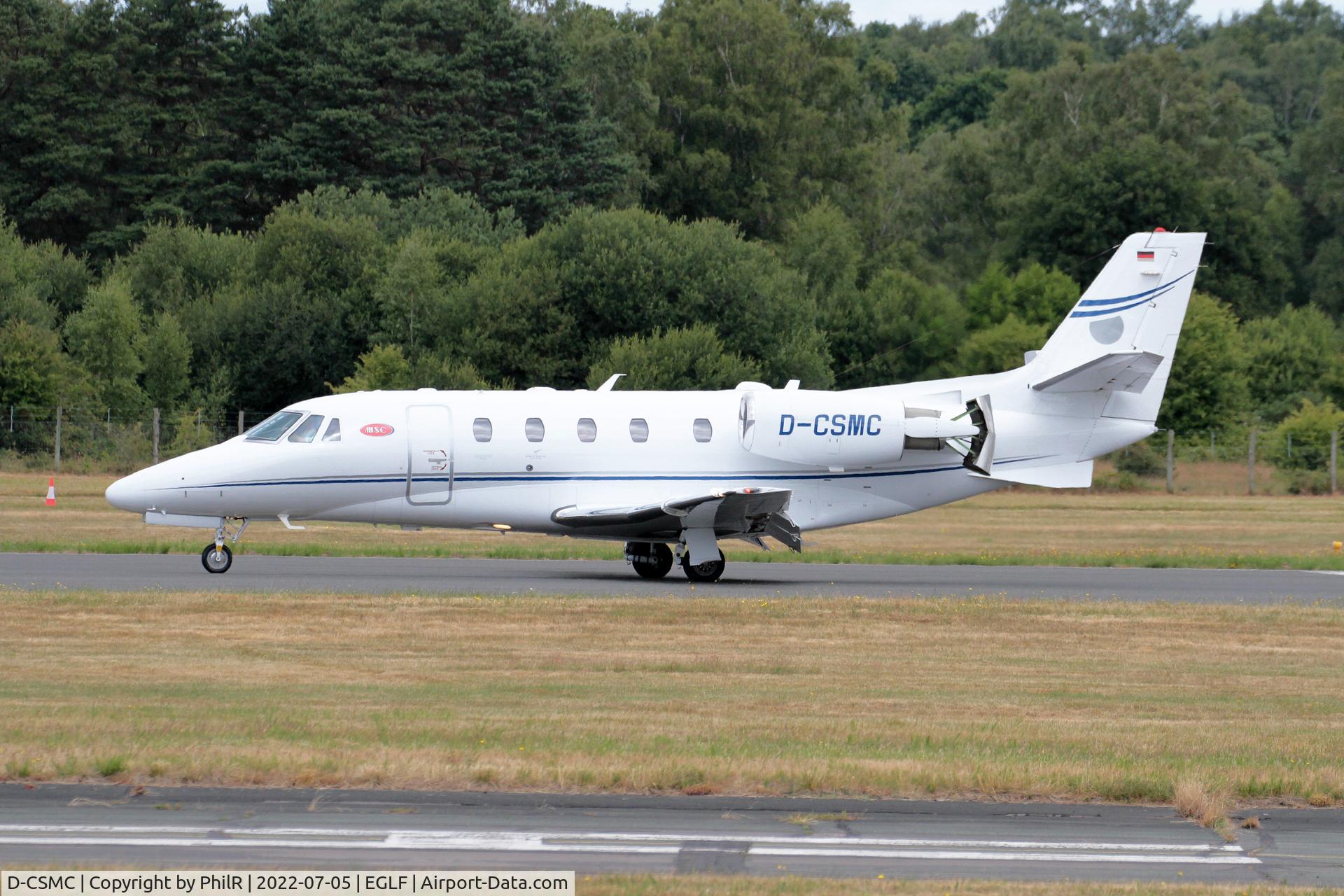 D-CSMC, 2014 Cessna 560XL Citation XLS+, c/n 560-6168, D-CSMC 2014 Cessna 560 Citation XLS+ Farnborough 
