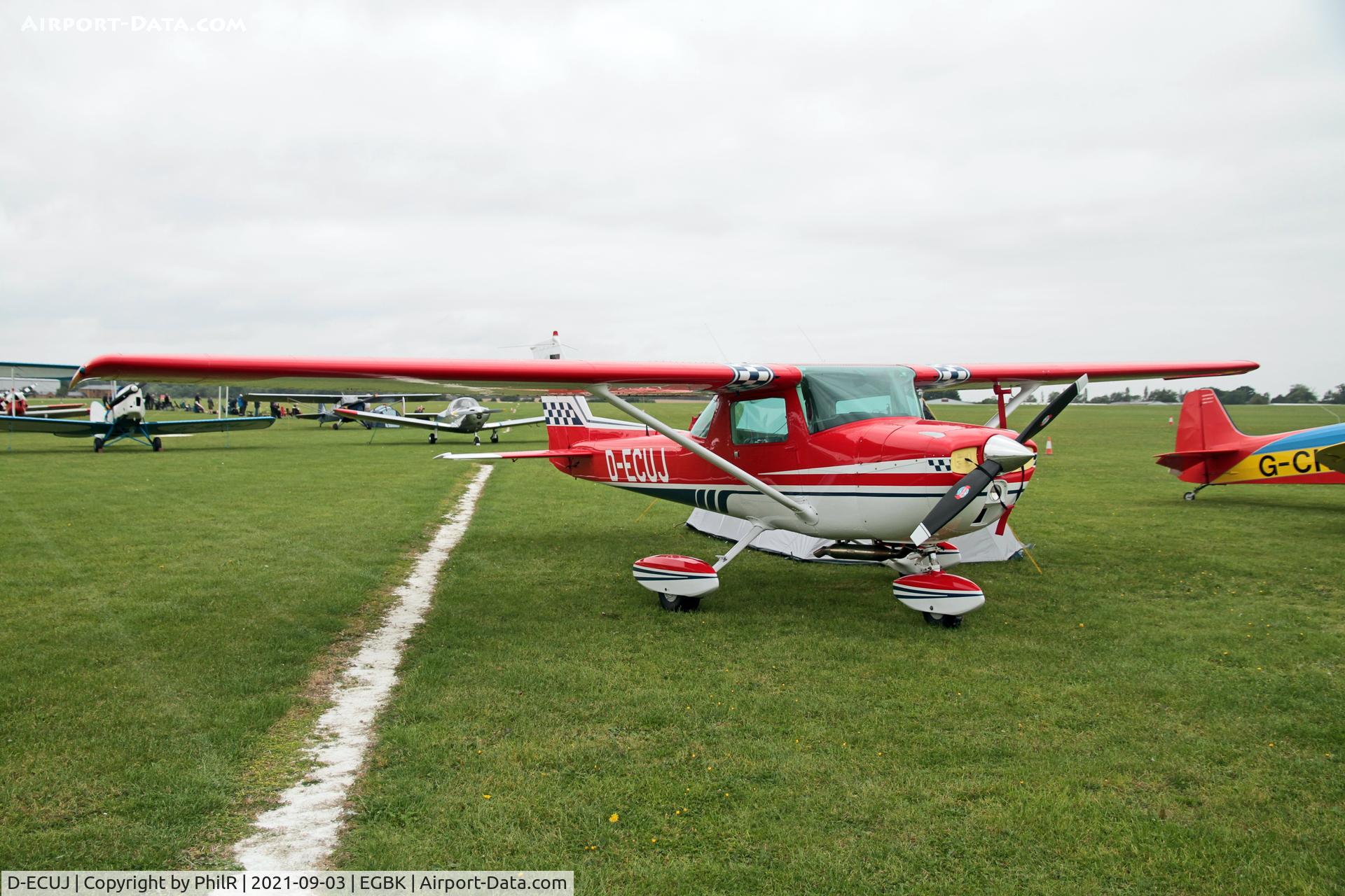D-ECUJ, 1973 Reims Cessna FRA150L Aerobat, c/n FA1500184, D-ECUJ 1973 Reims Cessna FRA150L Aerobat LAA Rally Sywell 
