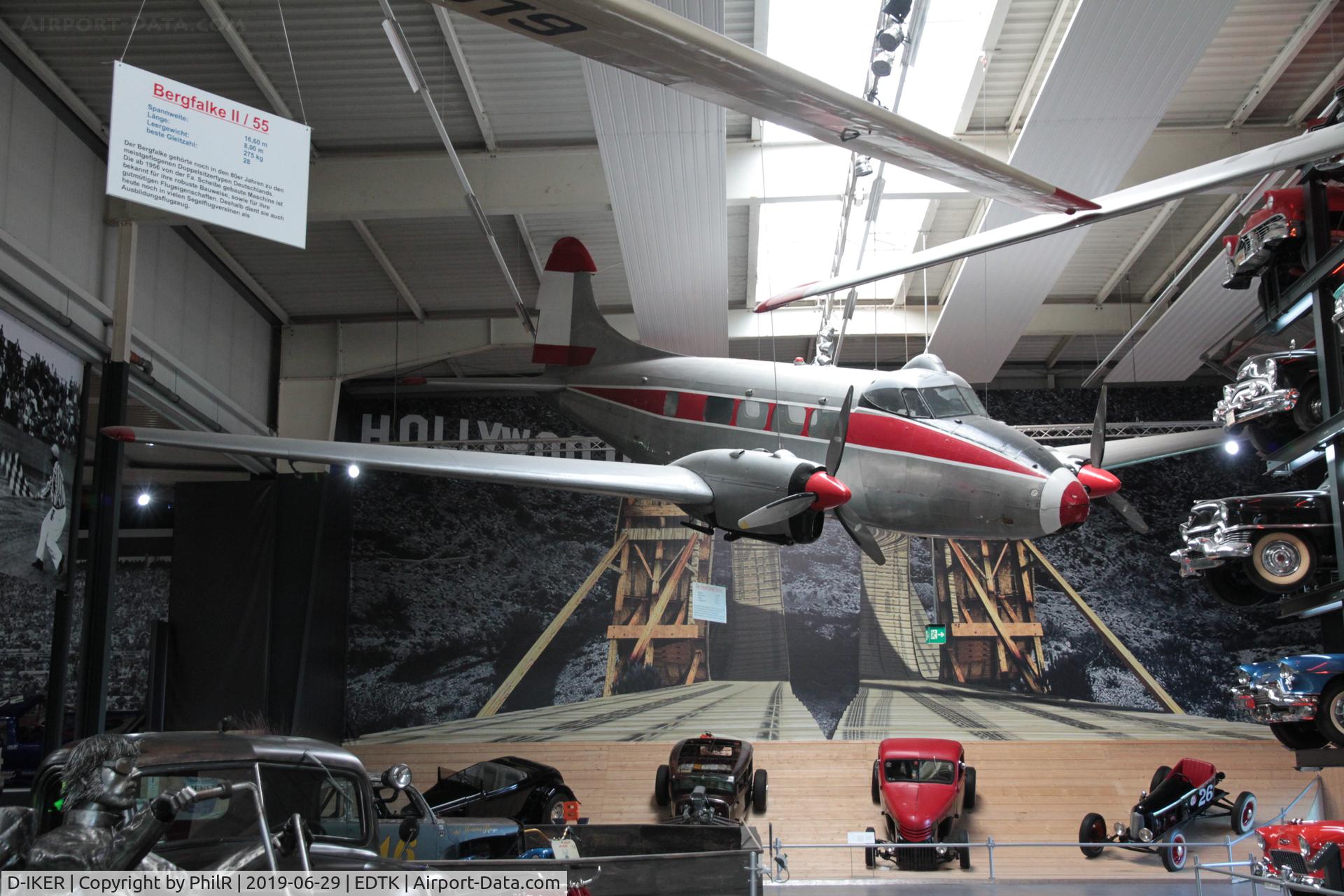 D-IKER, De Havilland DH-104 Dove 5, c/n 04530, D-IKER (194IAC, G-ARUE) 1962 DH104 Dove 6 Sinsheim 
