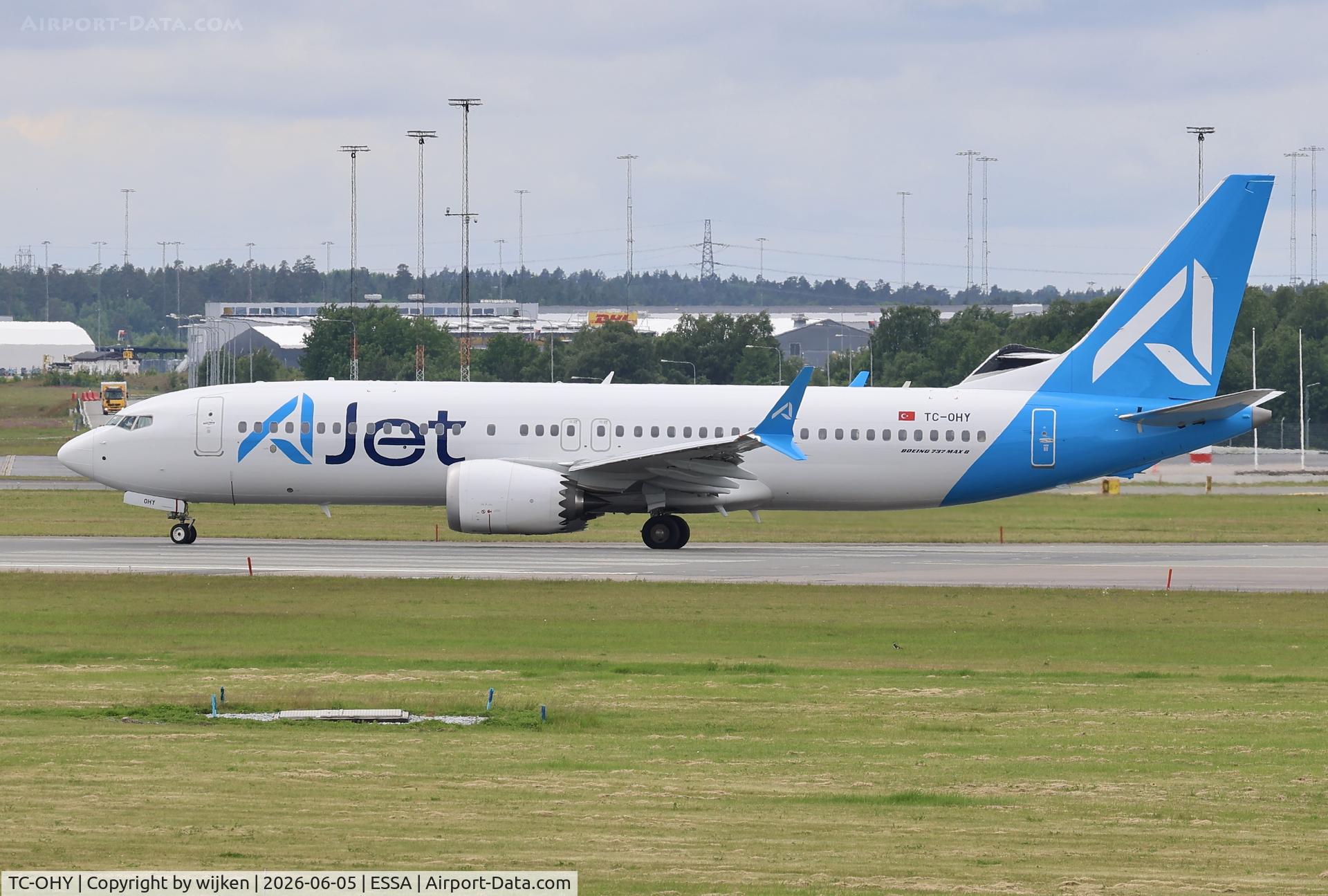 TC-OHY, 2026 Boeing 737-8 MAX, c/n 66311 l/n 9593, Rwy 19L