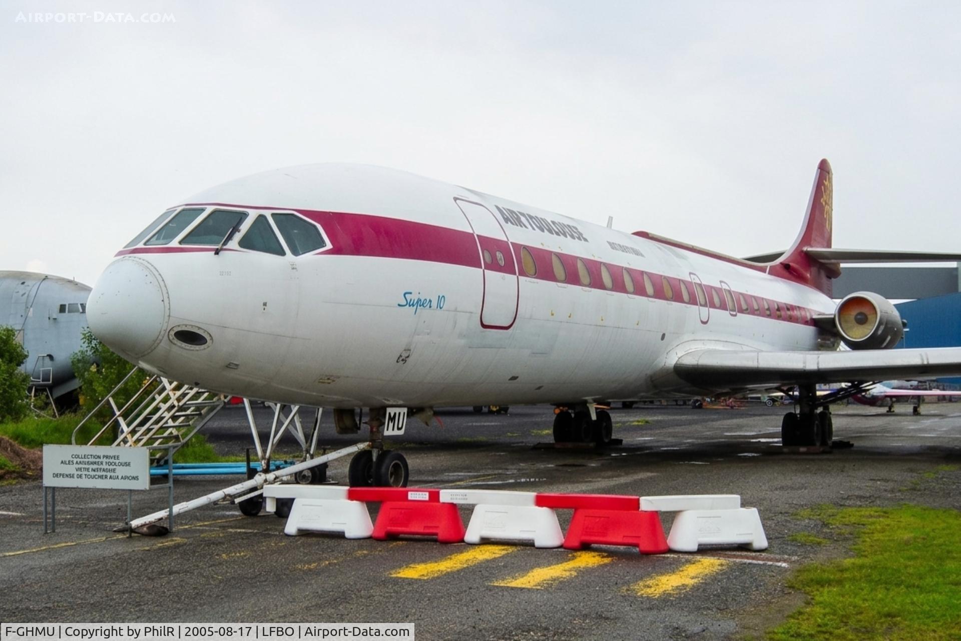F-GHMU, 1968 Sud Aviation SE-210 Caravelle 10B3 Super B, c/n 249, F-GHMU 1968 SE210 Caravelle 10B Air Toulouse TLS 
