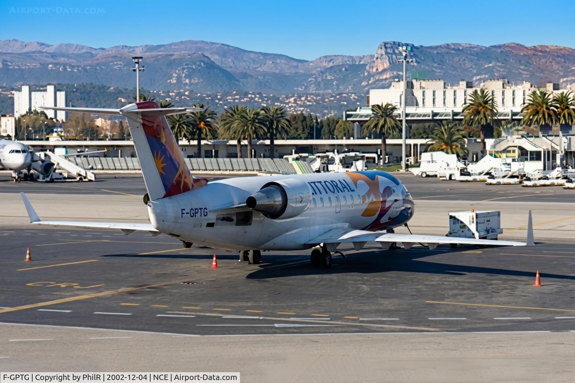 F-GPTG, Bombardier CRJ-100ER (CL-600-2B19), c/n 7223, F-GPTG 1998 CRJ200 Air Littoral NCE 
