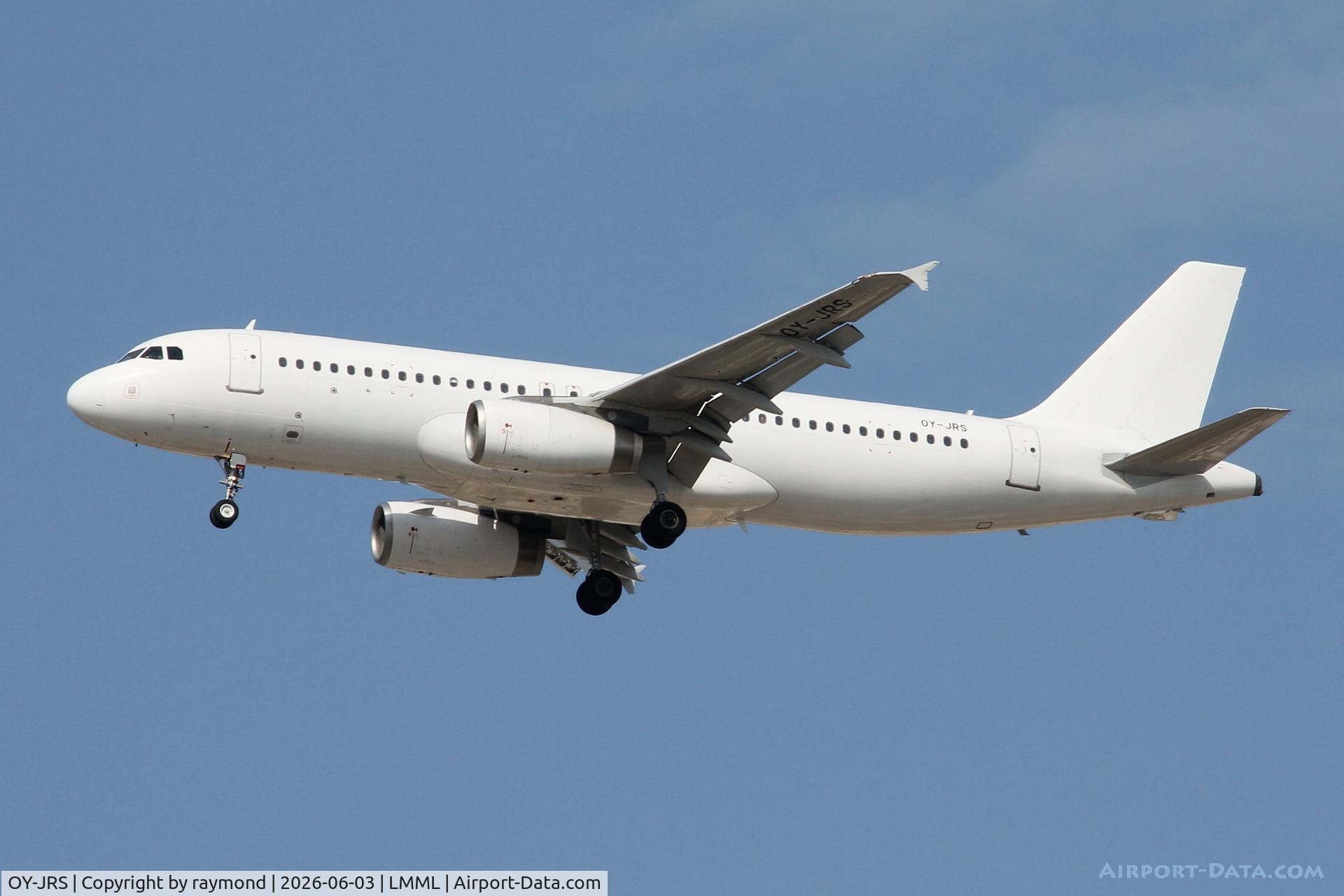 OY-JRS, 2011 Airbus Airbus A320-232, c/n 4973, Airbus A320-232 of Danish Air Transport reg OY-JRS on final approach for RW31 Malta.
