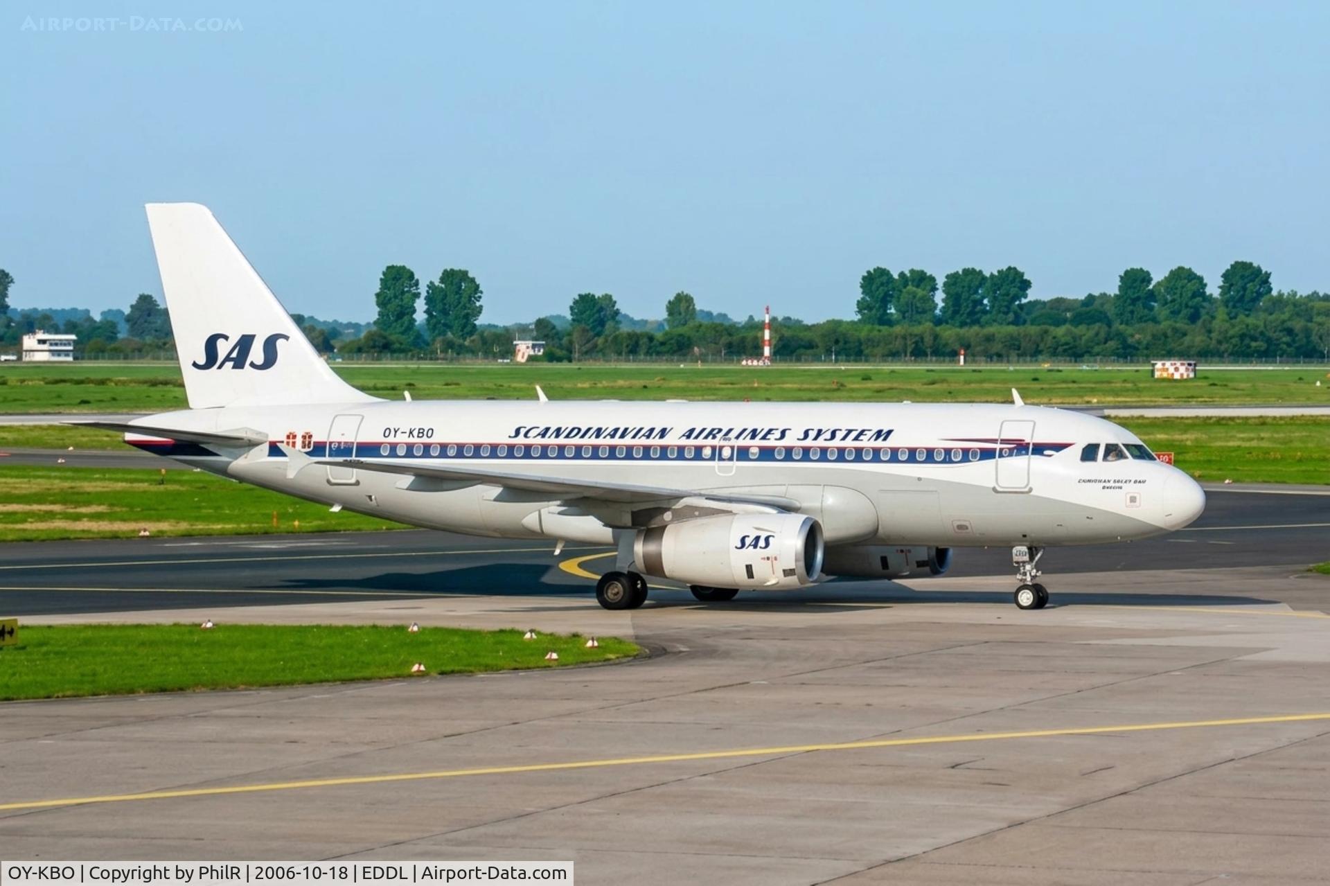 OY-KBO, 2006 Airbus A319-131, c/n 2850, OY-KBO 2006 A319-100 SAS DUS 