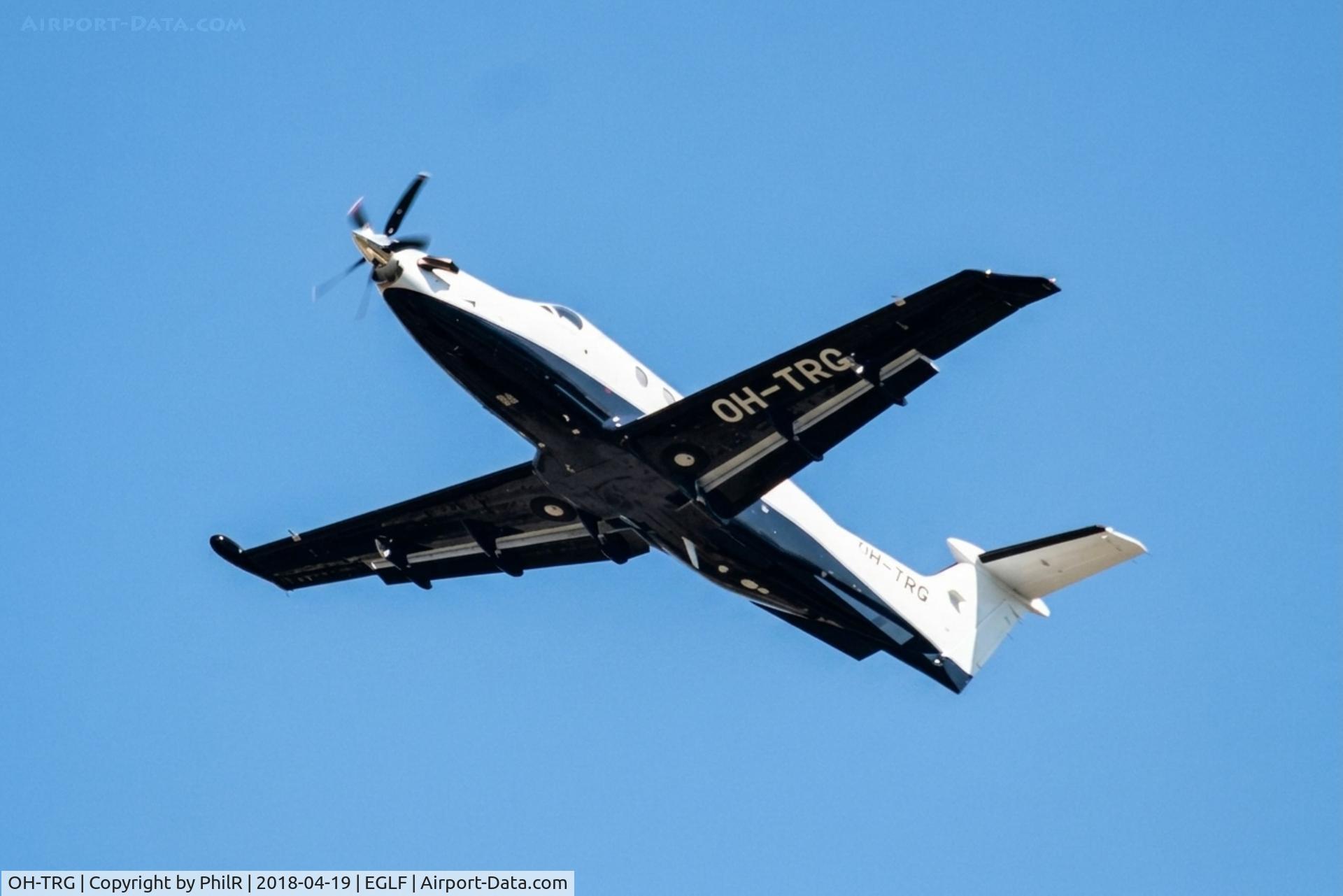 OH-TRG, 2016 Pilatus PC-12/47, c/n 1626, OH-TRG 2016 Pilatus PC-12 47E Franborough 
