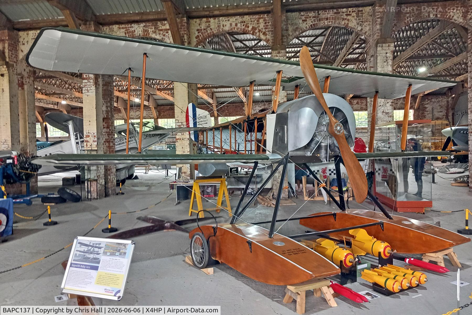 BAPC137, 1978 Sopwith Baby Replica, c/n BAPC.137, Hooton Park - X4HP