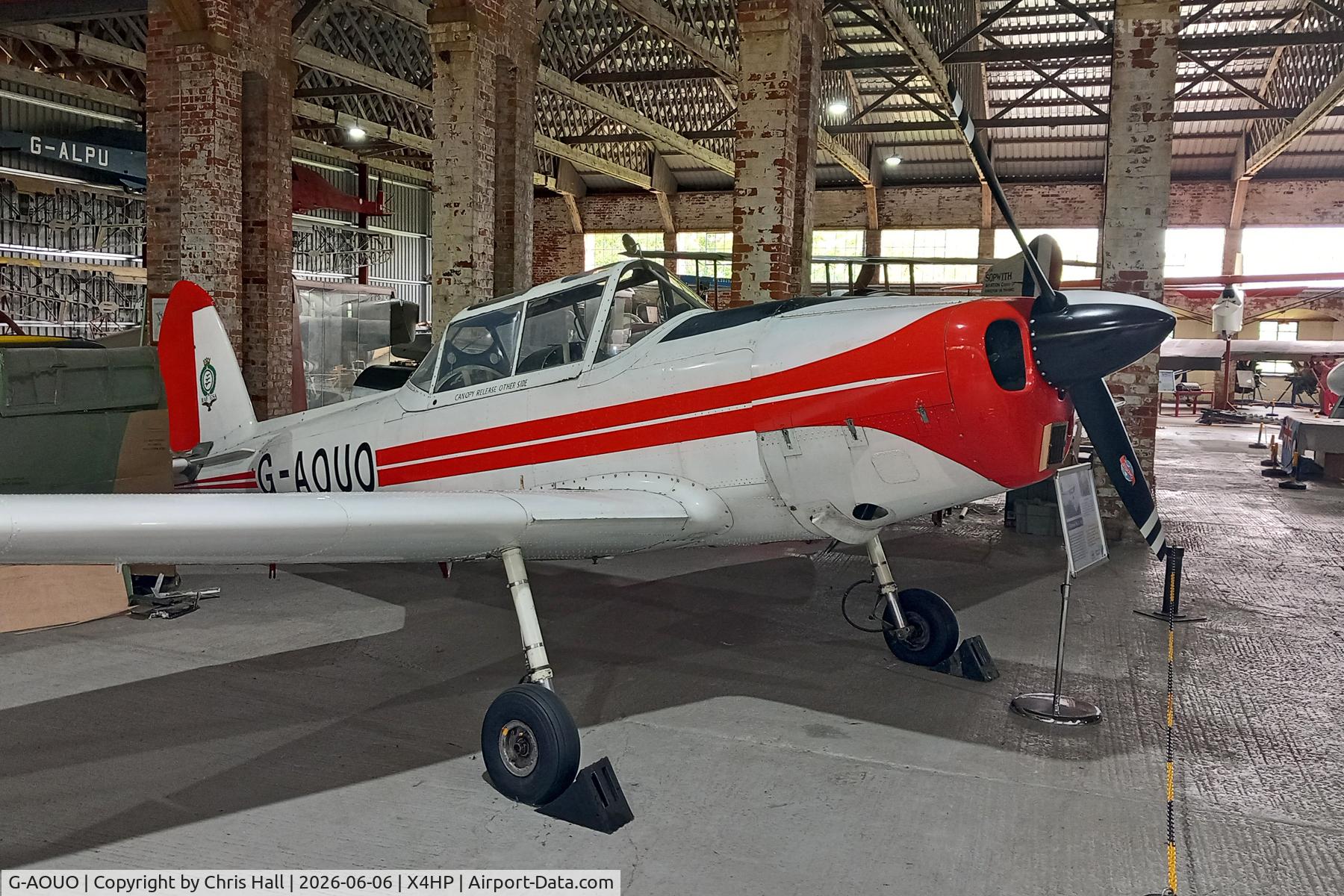 G-AOUO, 1950 De Havilland DHC-1 Chipmunk 22 (Lycoming), c/n C1/0179, Hooton Park - X4HP