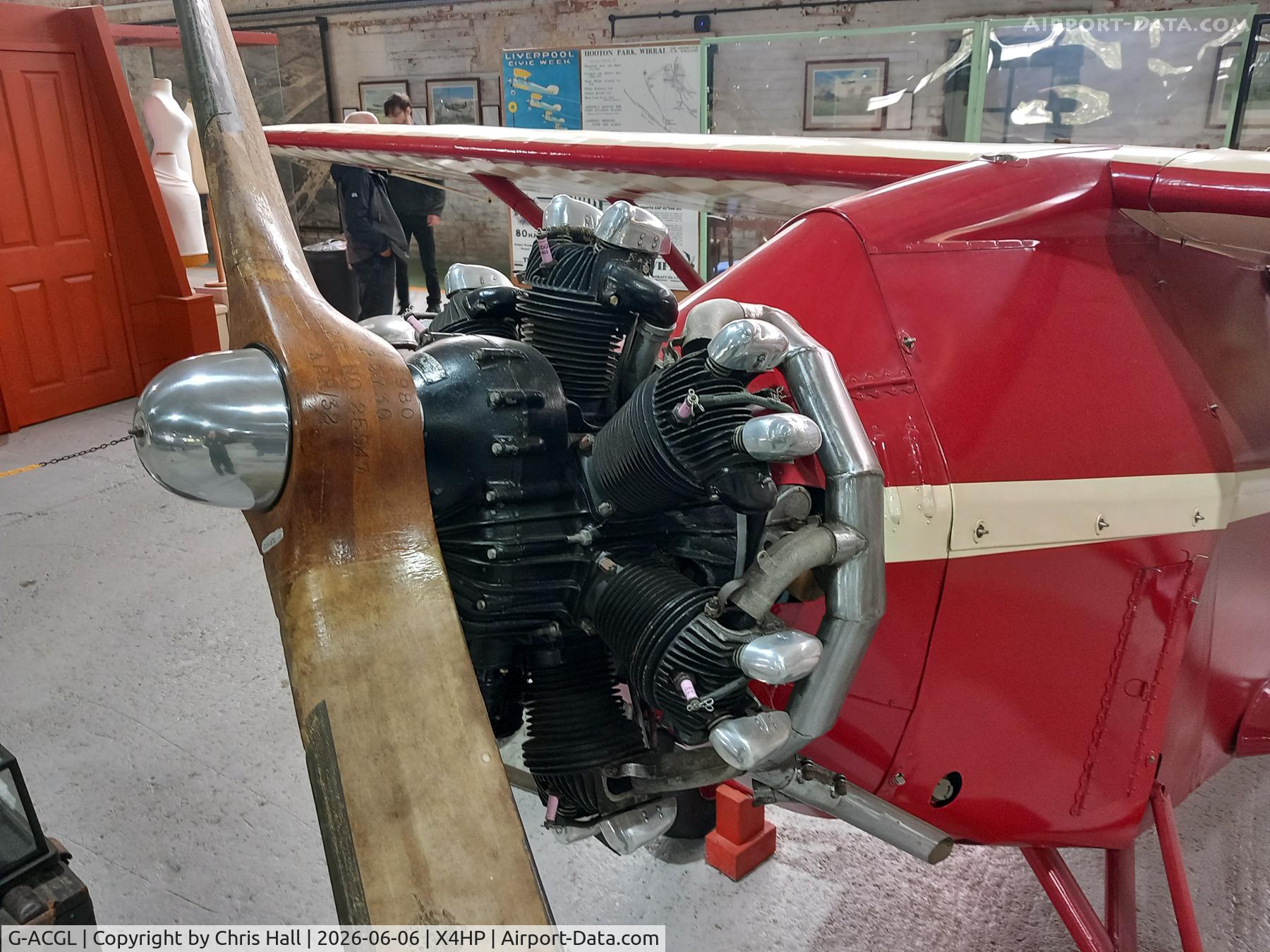 G-ACGL, 1933 Comper CLA-7 Swift, c/n S33/6, Hooton Park - X4HP