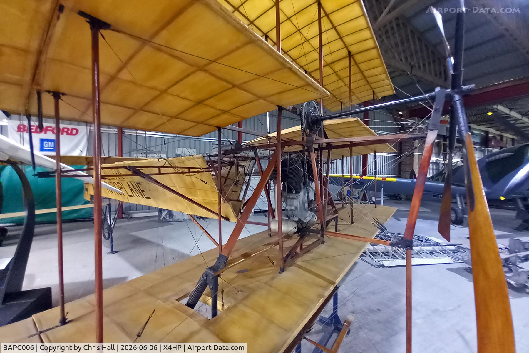 BAPC006, 1953 A V Roe Triplane Type IV Replica, c/n BAPC.006, Hooton Park - X4HP
