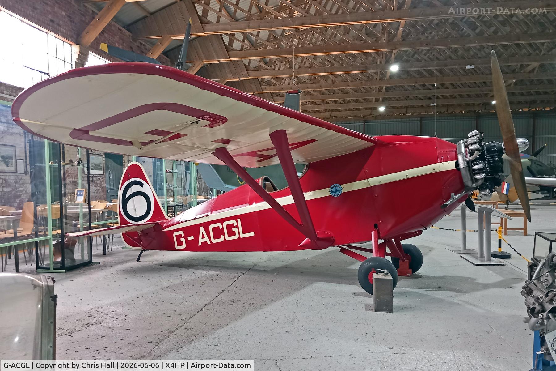 G-ACGL, 1933 Comper CLA-7 Swift, c/n S33/6, Hooton Park - X4HP